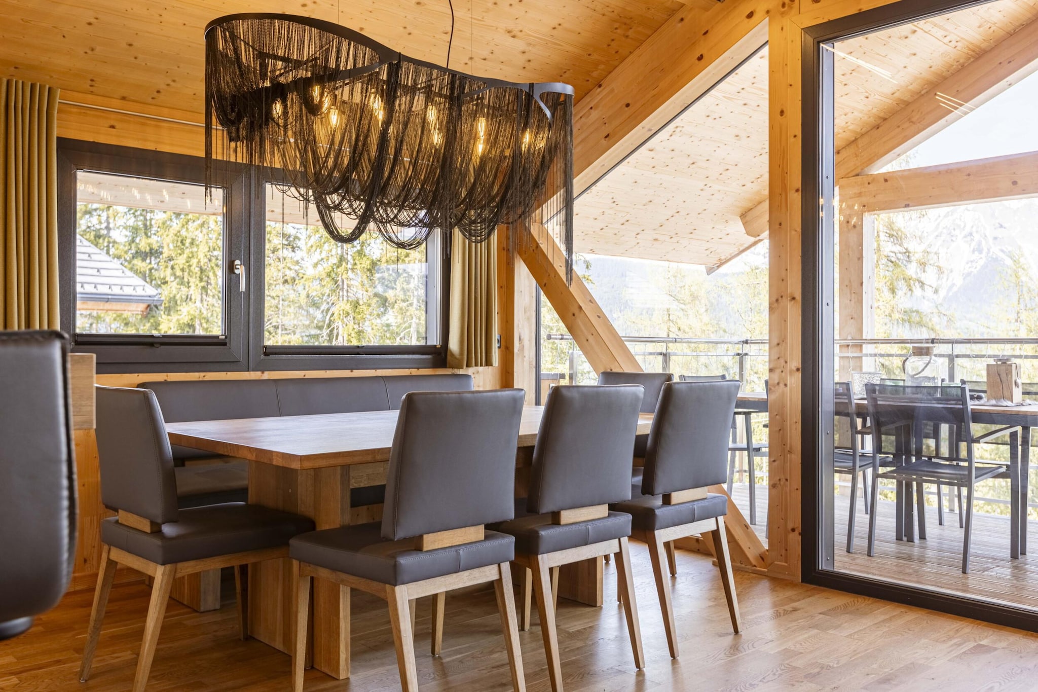 Appealing chalet with sauna