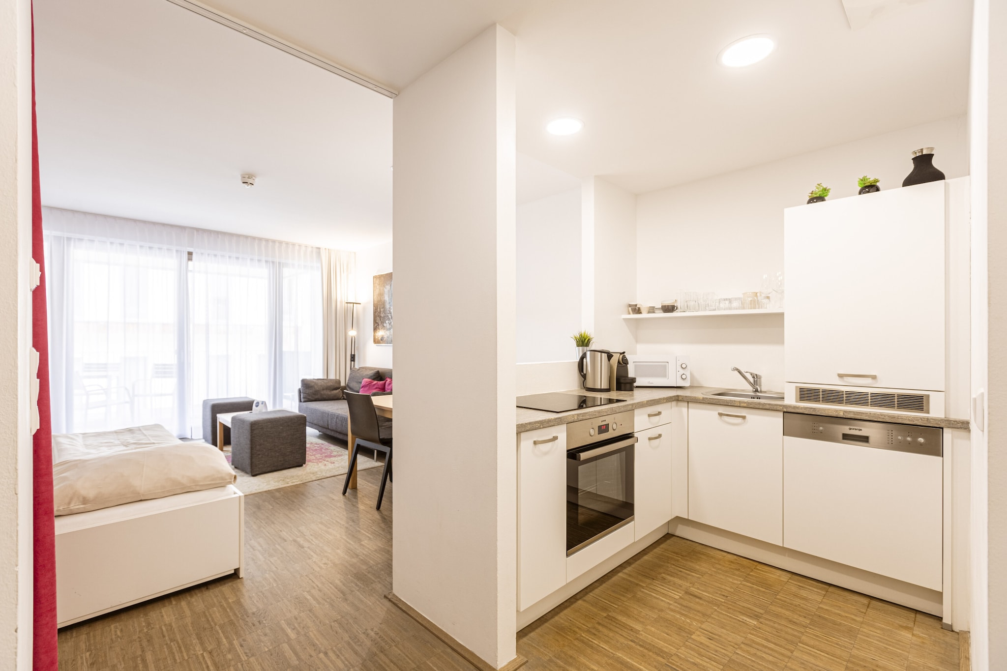 Apartment with roof terrace