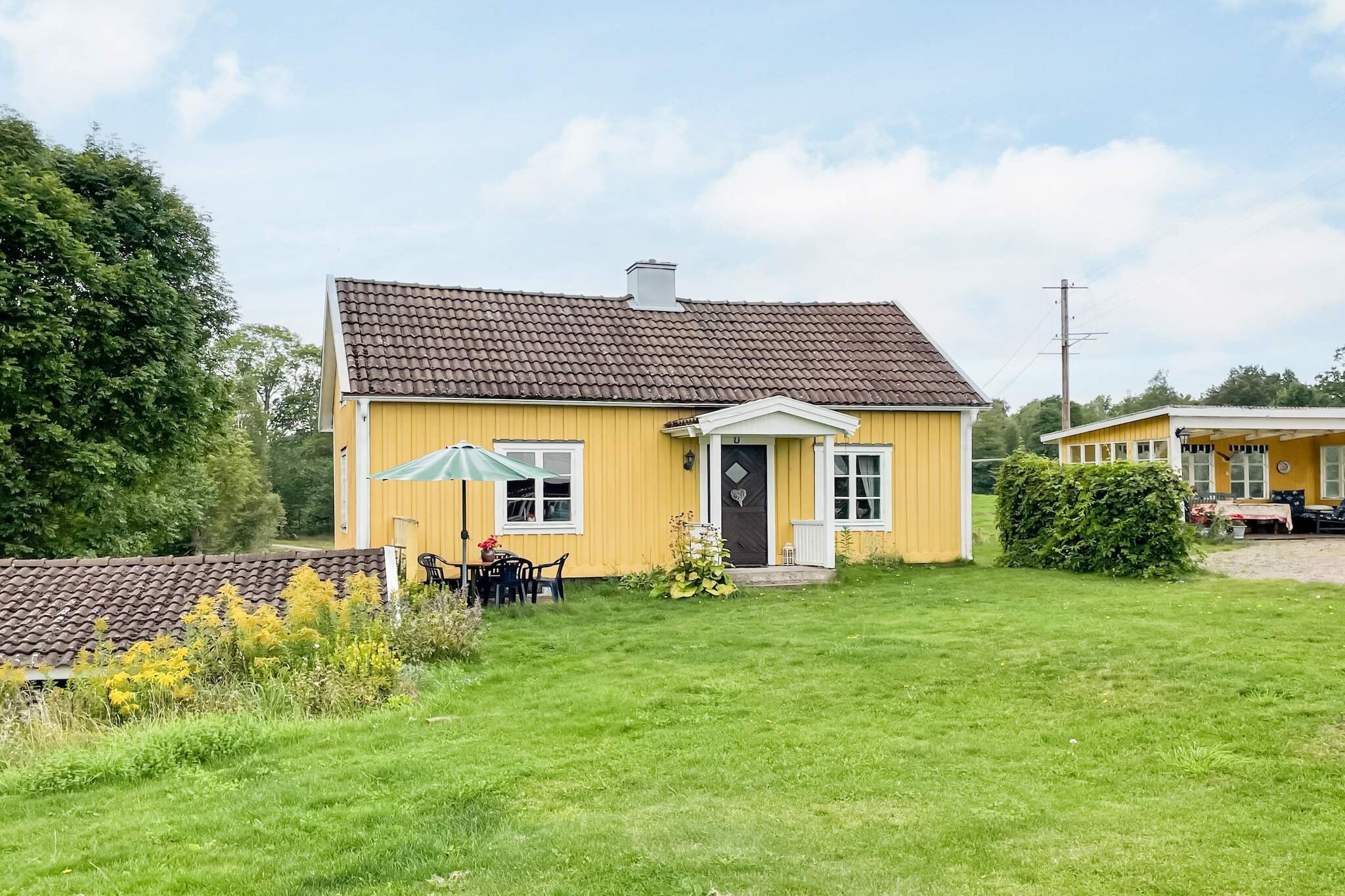Charmant huisje aan het meer in Torsebo