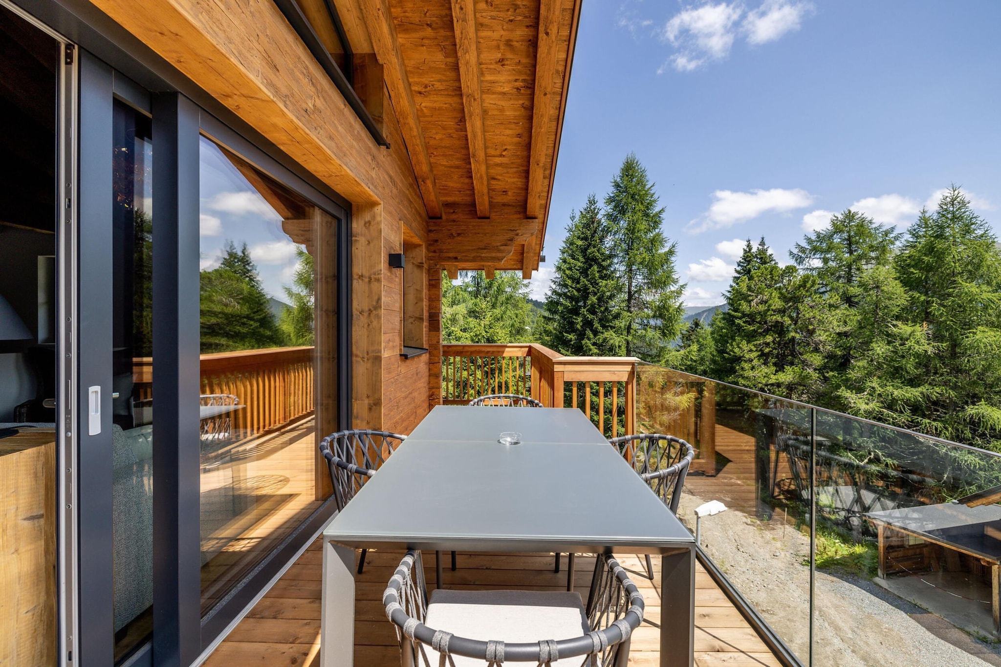 Attractive chalet on the ski-slopes