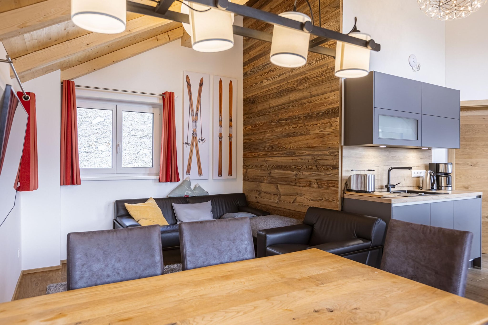 Inviting chalet on the ski-slope