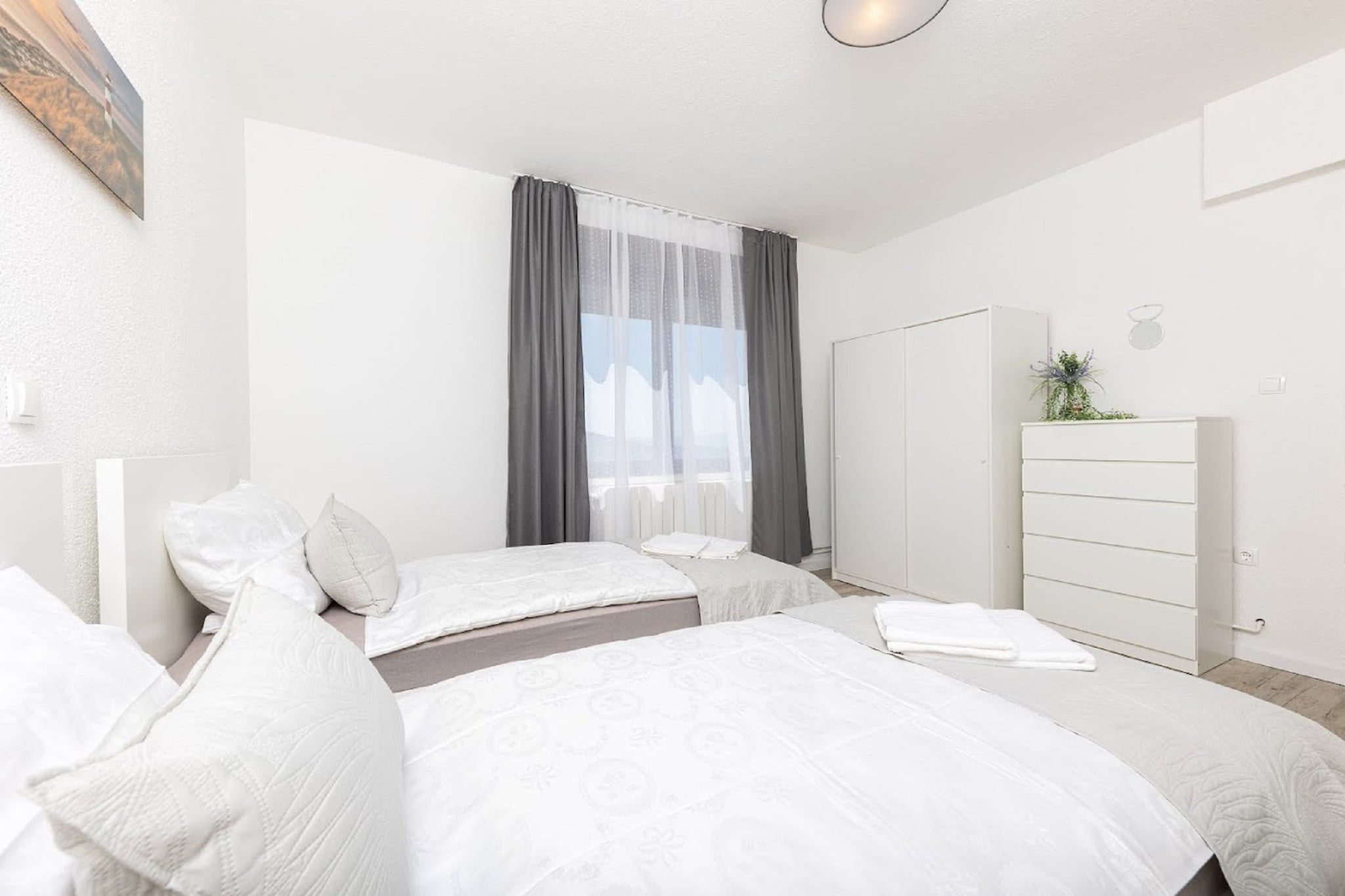 Apartment Bella Dalia - Two  Bedroom Apartment with Balcony and Sea View-Schlafzimmer