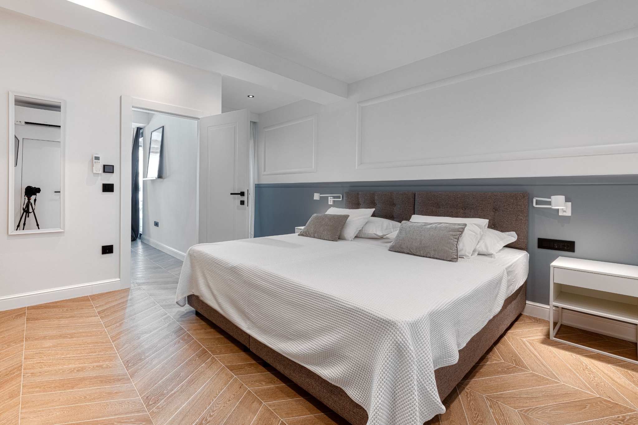 Luxury SPA B.one Apartment - Two Bedroom Apartment with Private Pool and Hot Tub-Chambre