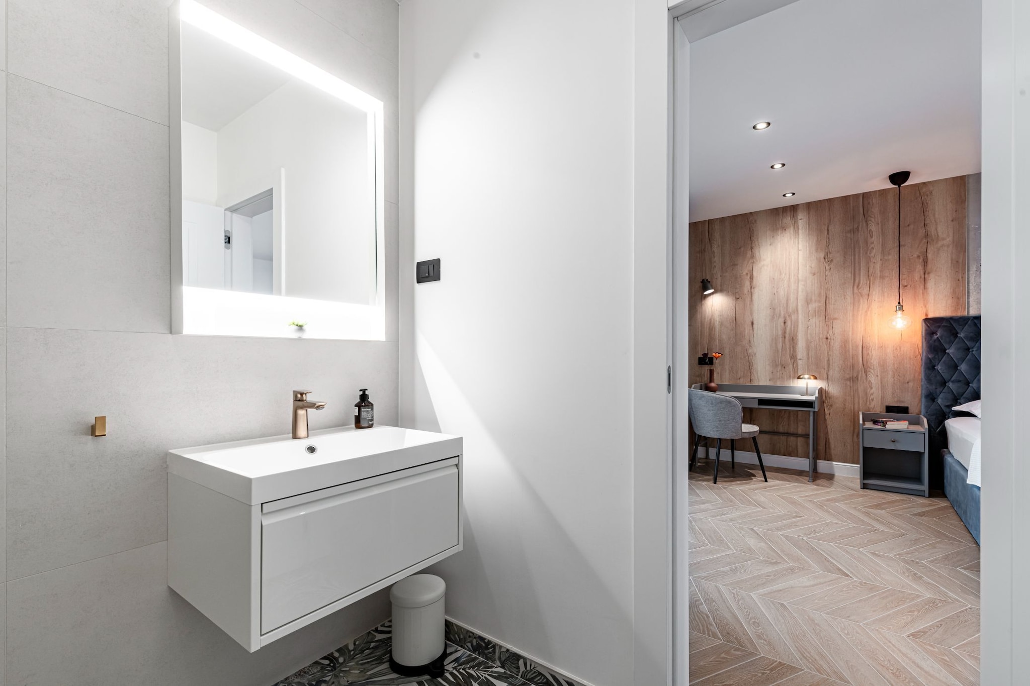 Luxury SPA B.one Apartment - Two Bedroom Apartment with Private Pool and Hot Tub-Salle de bain