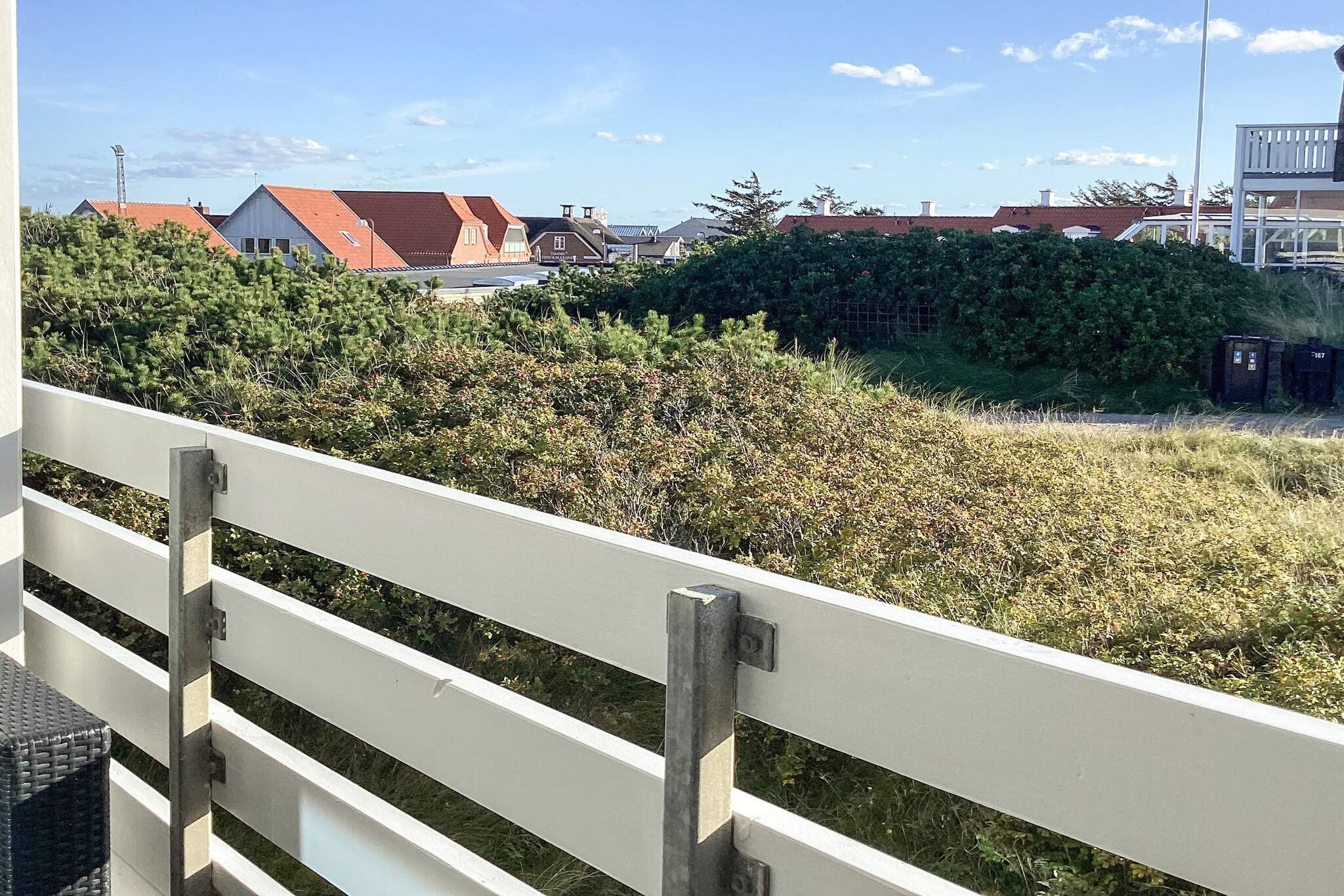 Living room(TV(german television channels, danish TV channels (DR1 and TV2)), cooker(electric), coffee machine, microwave, fridge, freezer(1-59L)), bedroom(double bed), bathroom(washbasin, shower, toilet), mezzanine(double bed, 2x bunk bed), heating(electric), air to air heatpump