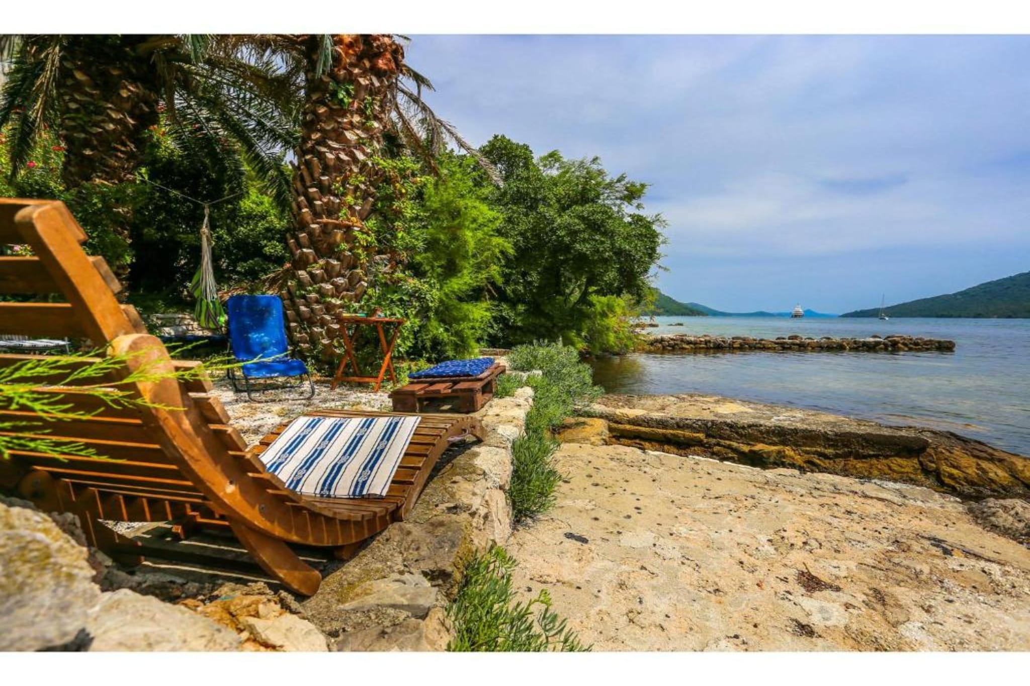 Seaside Holiday Home Andrija - Two Bedroom Holiday Home with Sea View-Outdoor
