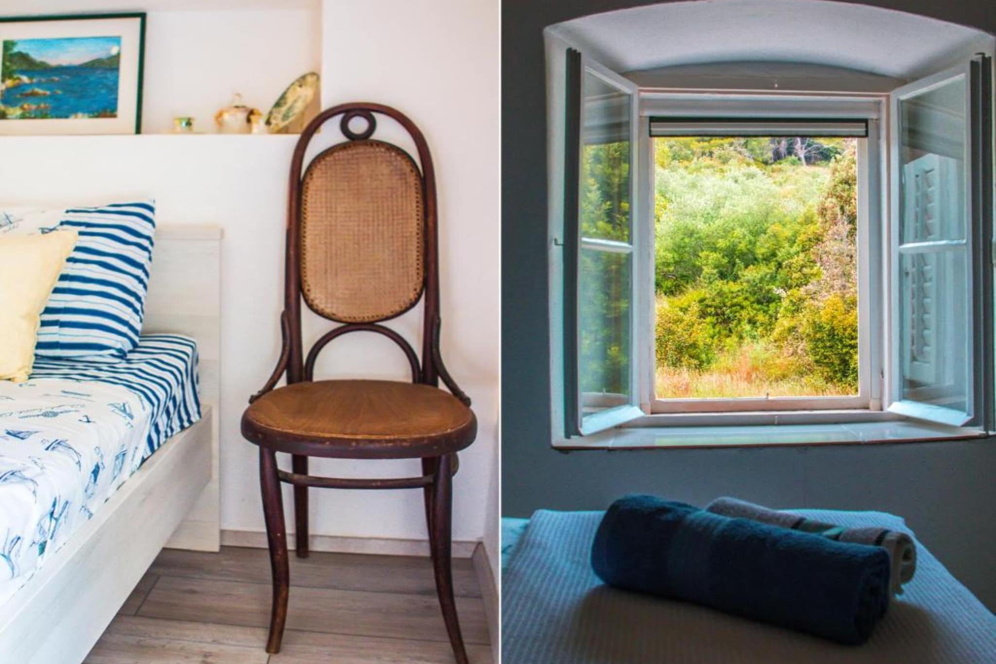 Seaside Holiday Home Andrija - Two Bedroom Holiday Home with Sea View-Bedroom