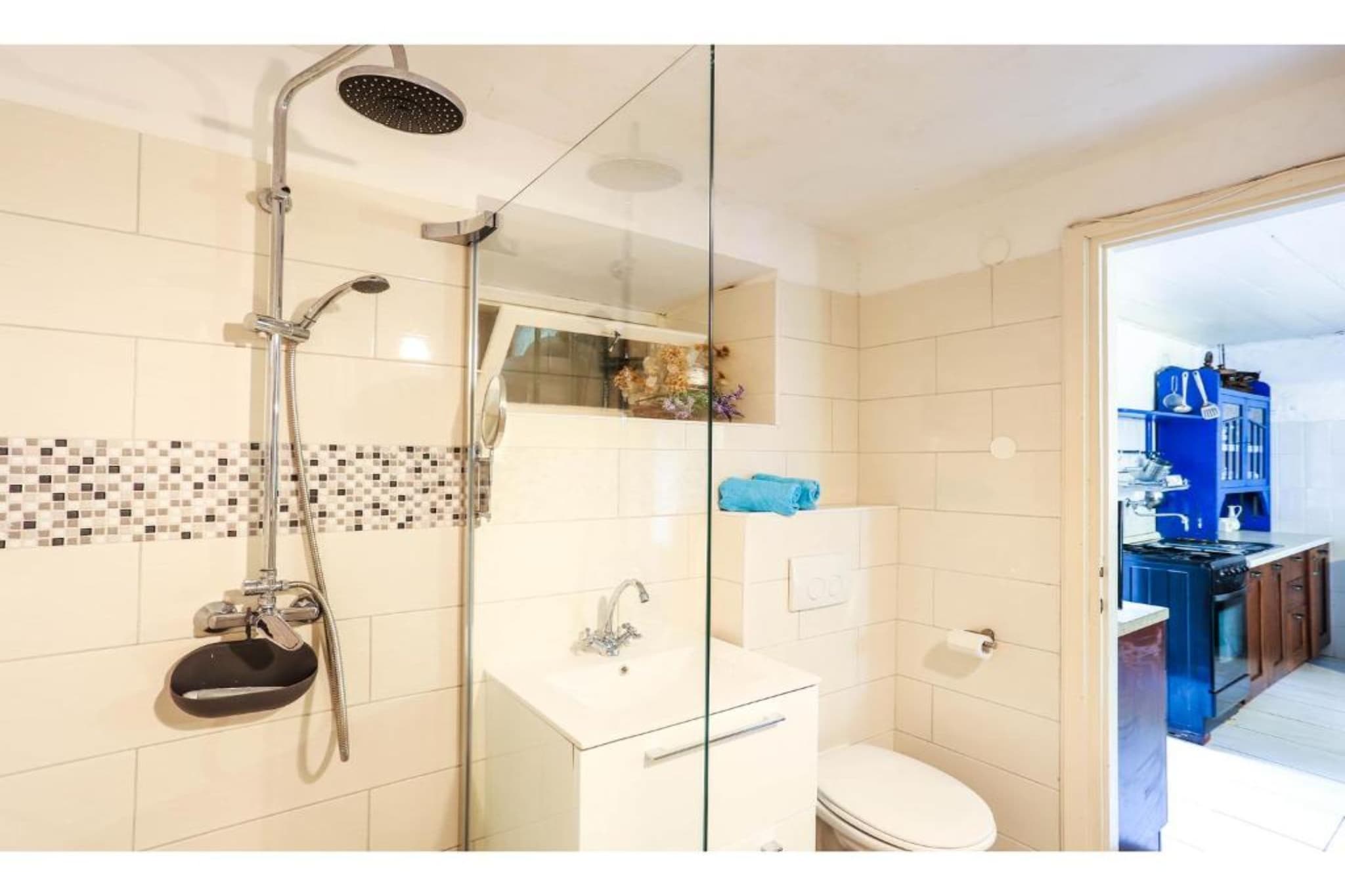 Seaside Holiday Home Andrija - Two Bedroom Holiday Home with Sea View-Bathroom