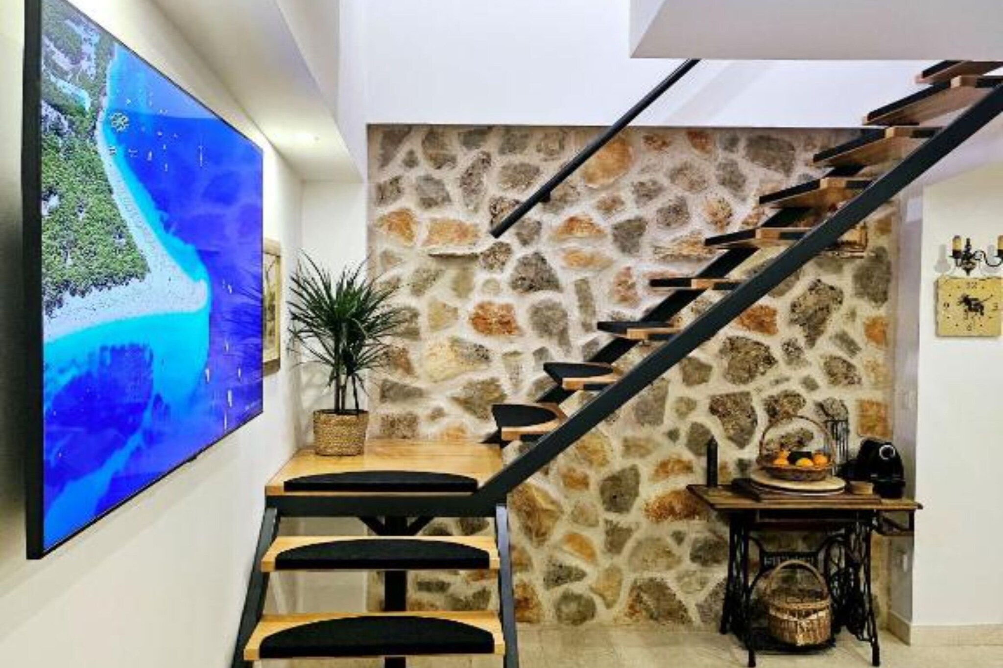 Villa Nika - Three Bedroom Villa with Private Pool-Wohnzimmer