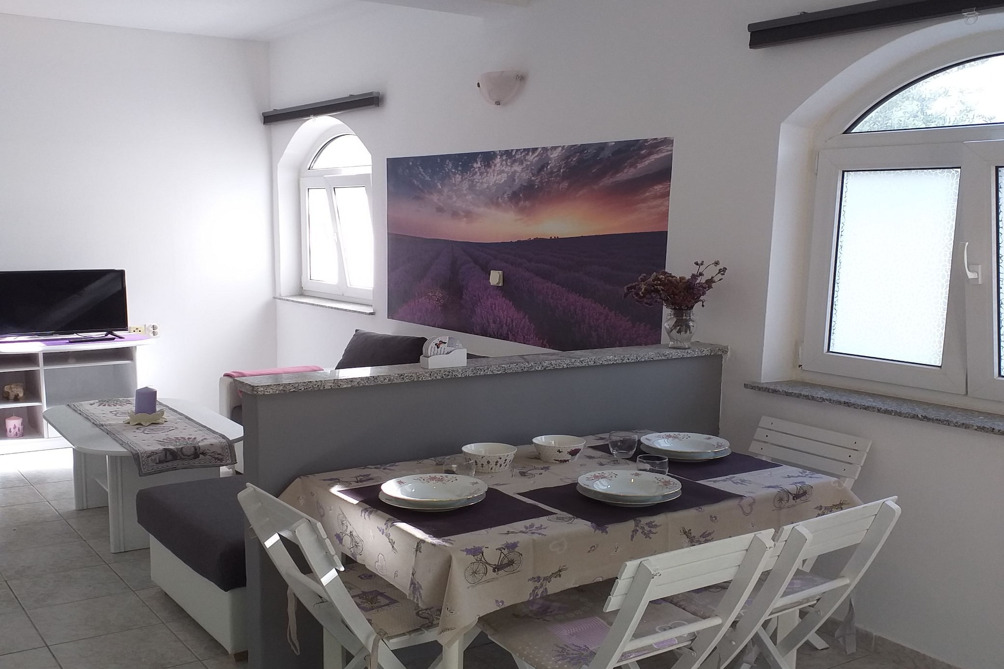 Apartments Lavanda & More - One Bedroom Apartment with Shared Terrace-Salle à manger