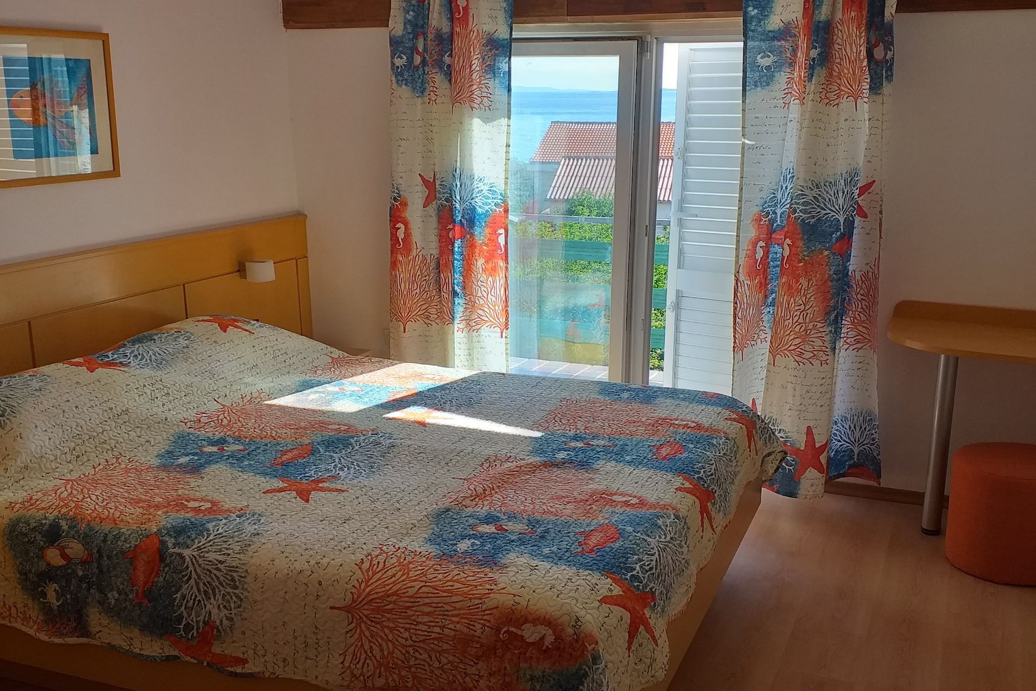 Apartments Lavanda & More - Three Bedroom Apartment with Shared Terrace-Chambre