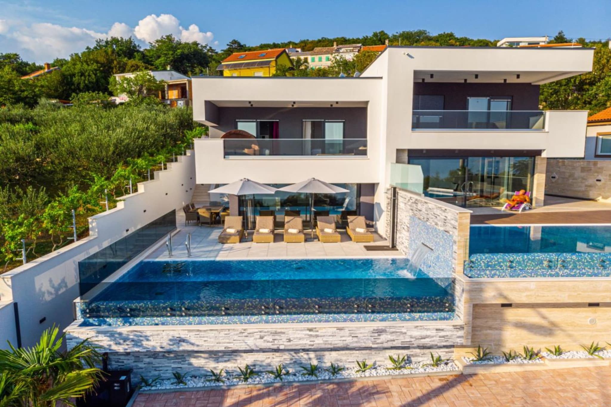 Lorena Stylish Sea View Villa - Four Bedroom Villa with Private Pool-Outdoor