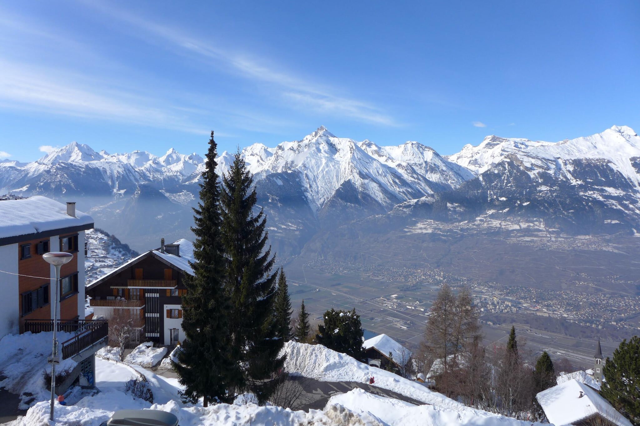 Diablerets D 012 -MOUNTAIN studio 4 pers-Vue d'hiver