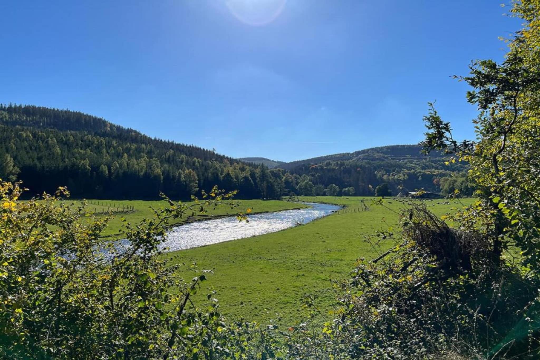 Weidenhäuser Mühle-Gebieden zomer 20km