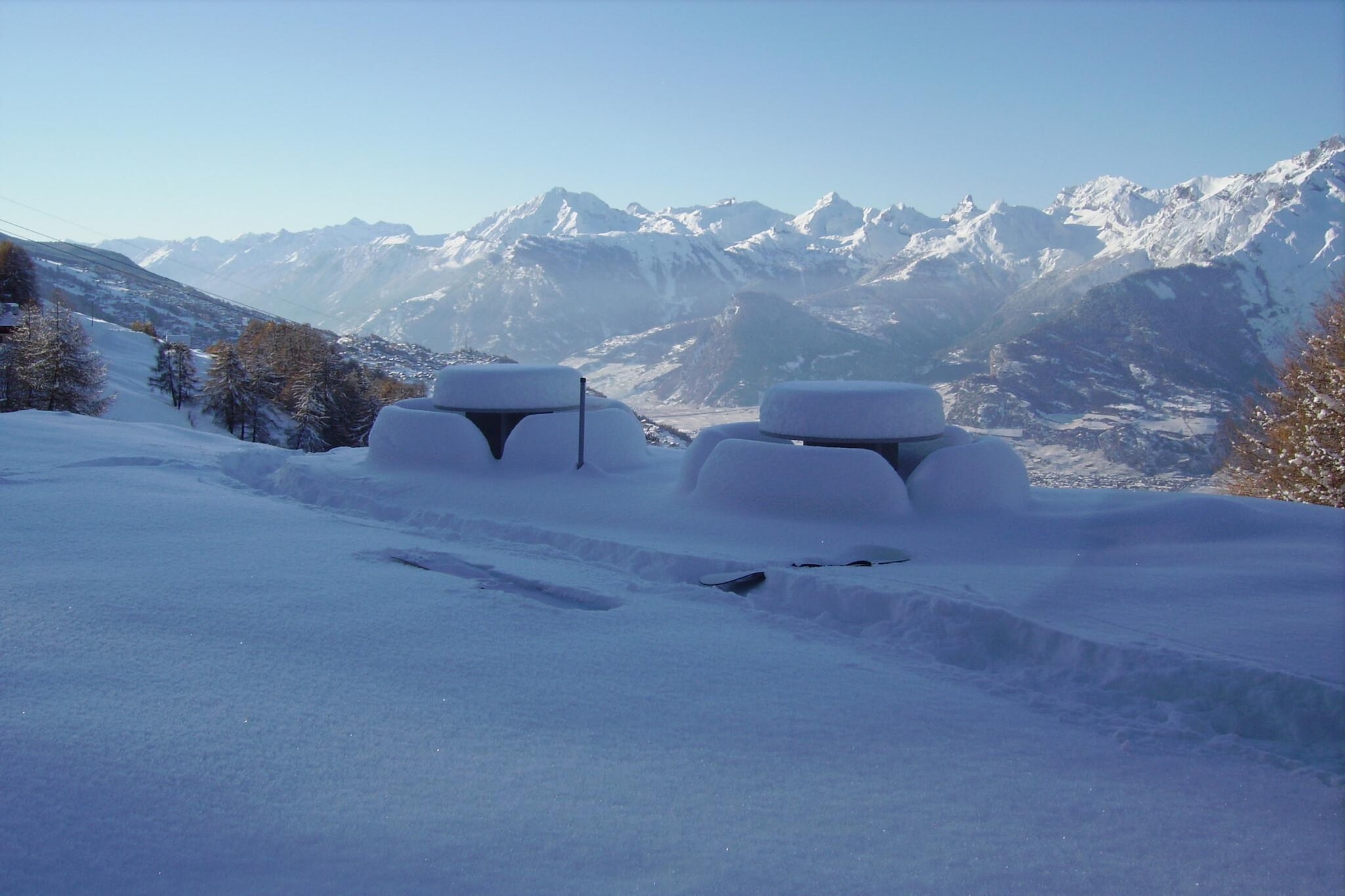 Greppons N 022 - MOUNTAIN studio 2 pers-Uitzicht winter
