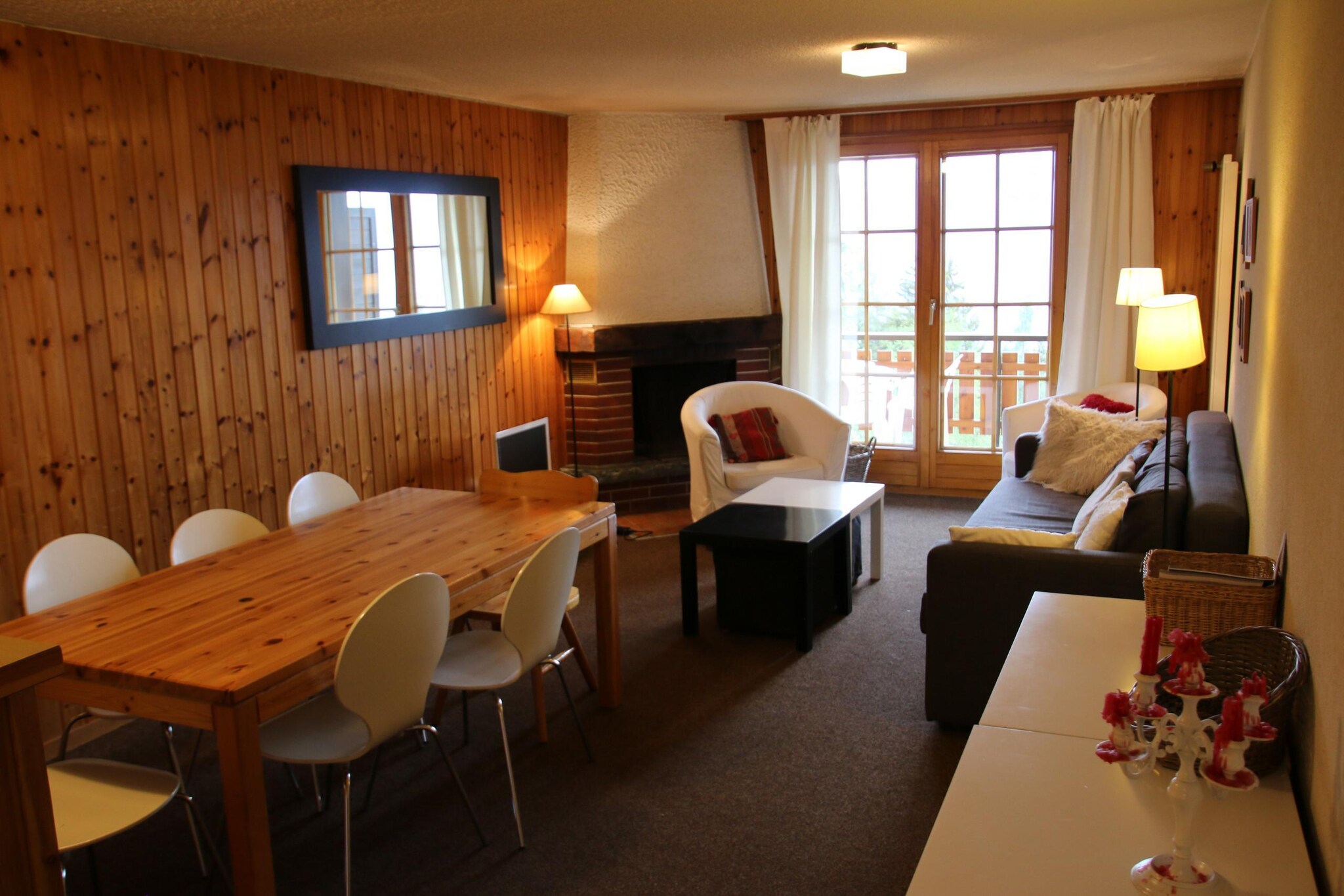 Apartment with balcony in Veysonnaz