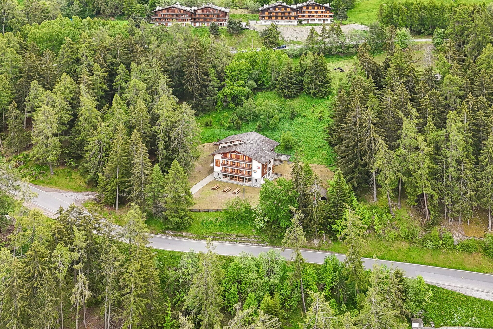 Chalet de l'Ours-Gebieden zomer 1km