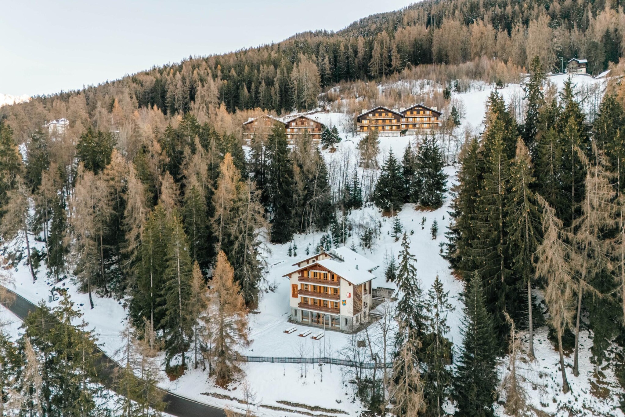 Chalet de l'Ours-Exterieur winter