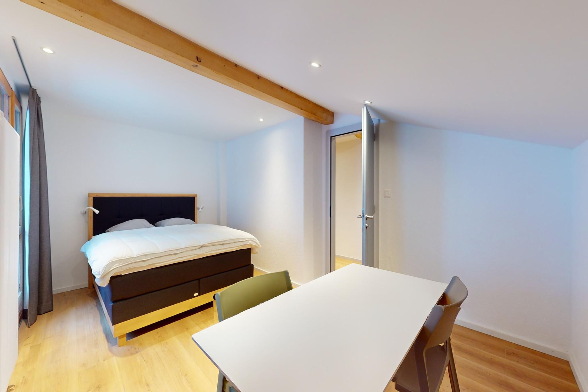Chalet de l'Ours AUTHENTIC Appart Chambésy 6 pers-Slaapkamer