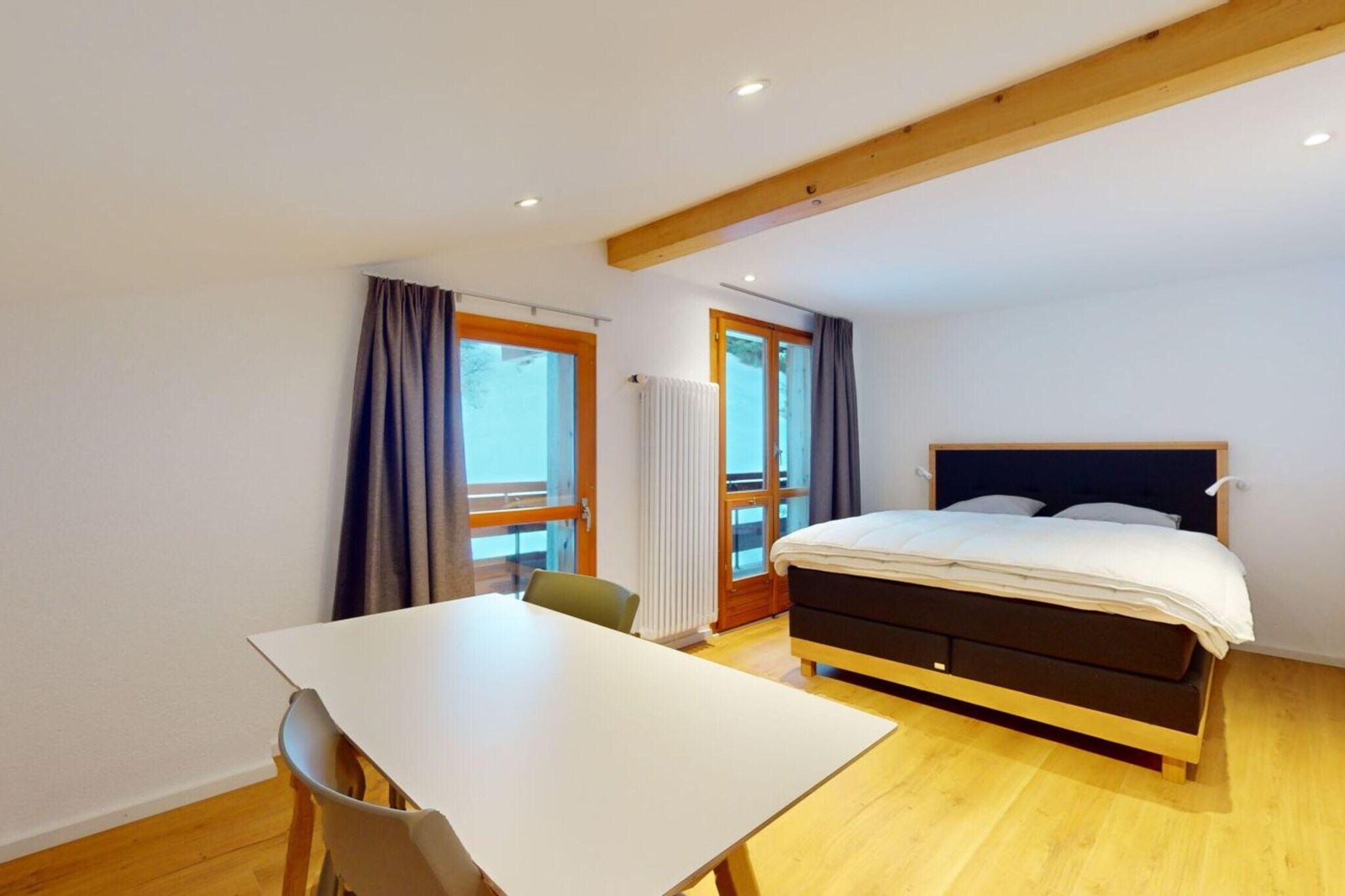 Chalet de l'Ours AUTHENTIC Appart Chambésy 6 pers-Slaapkamer