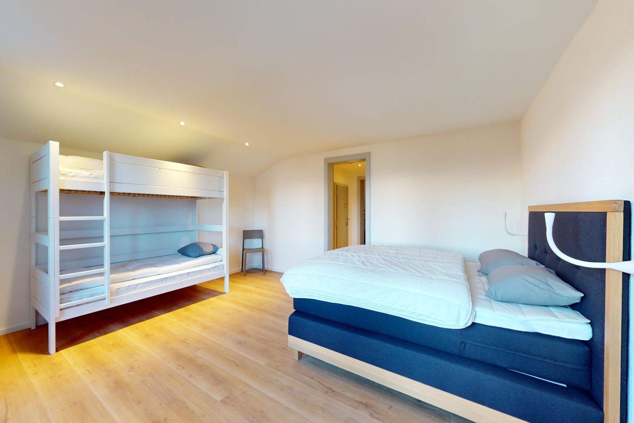 Chalet de l'Ours VUE & NATURE Appart Pregny 8 pers-Slaapkamer