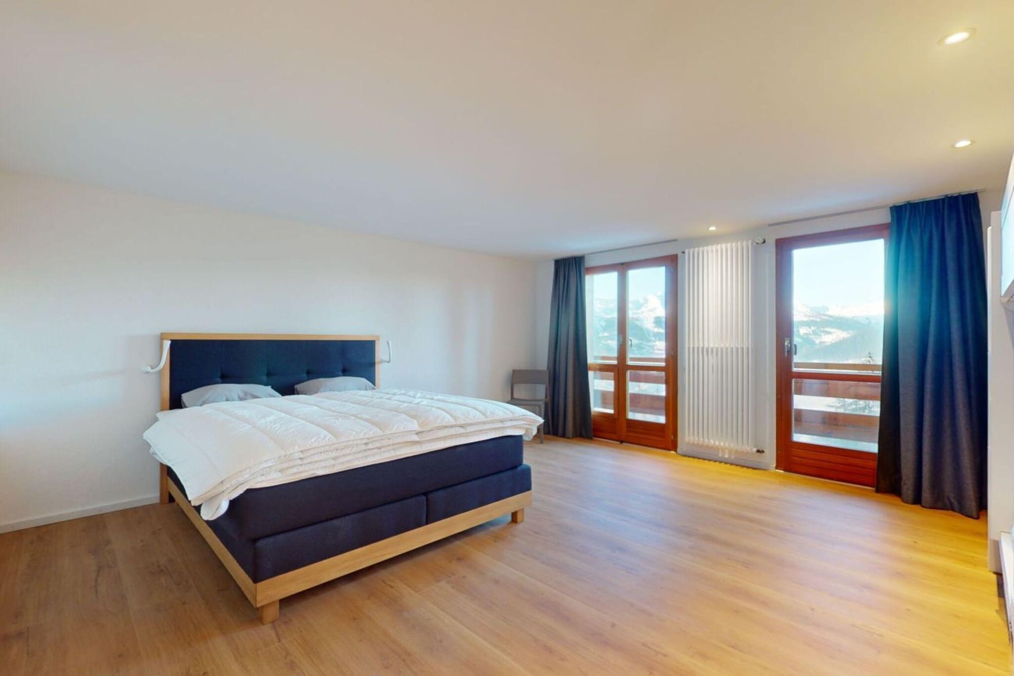 Chalet de l'Ours VUE & NATURE Appart Pregny 8 pers-Slaapkamer