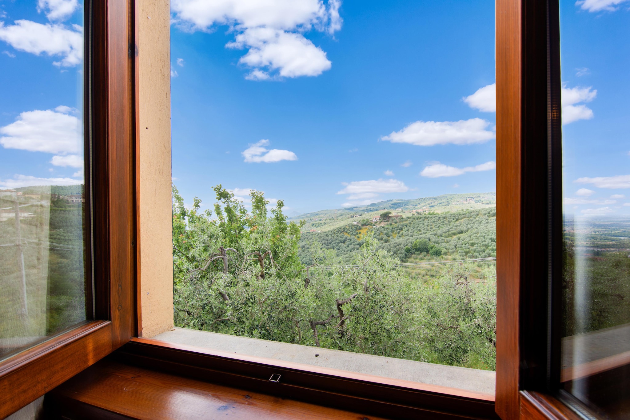 Tuscan Hillsides-Uitzicht zomer