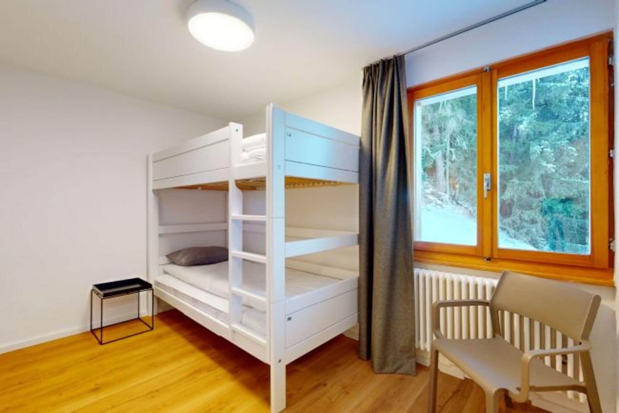 Chalet de l'Ours AUTHENTIC Etage Penthes 14 pers-Slaapkamer