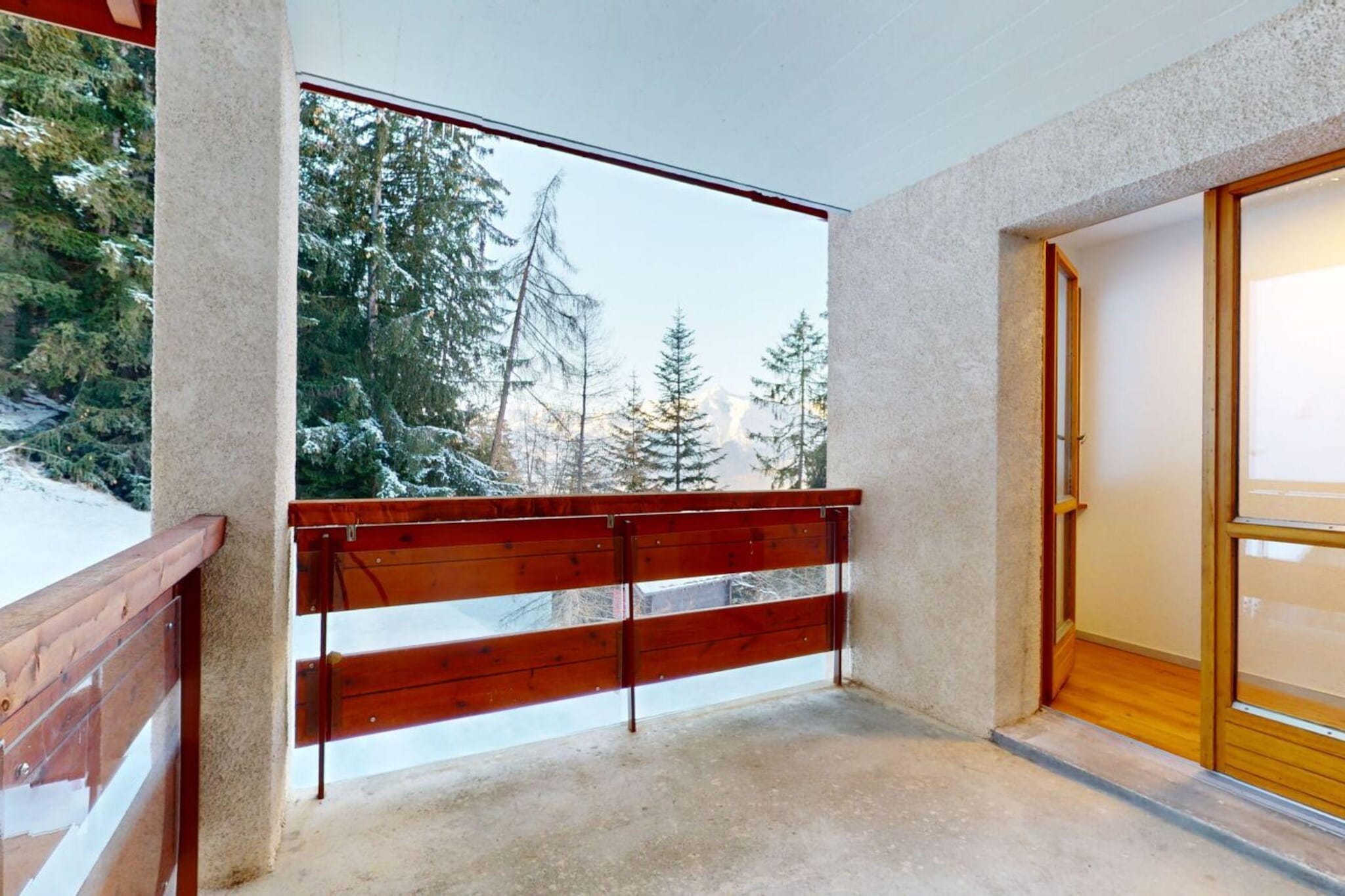 Chalet de l'Ours AUTHENTIC Etage Penthes 14 pers-Terrasbalkon