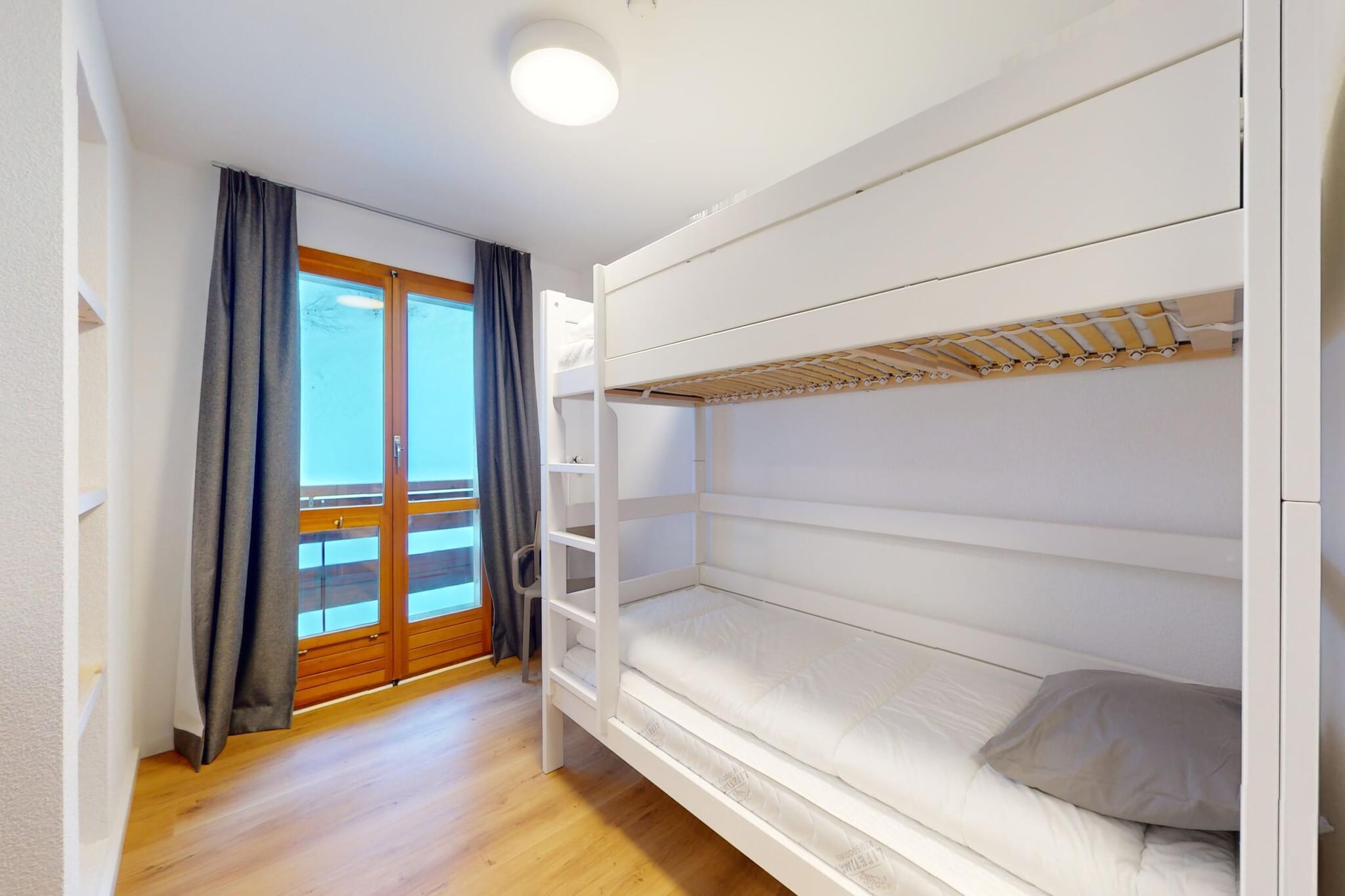 Chalet de l'Ours AUTHENTIC Étage Tournay 12 pers-Slaapkamer