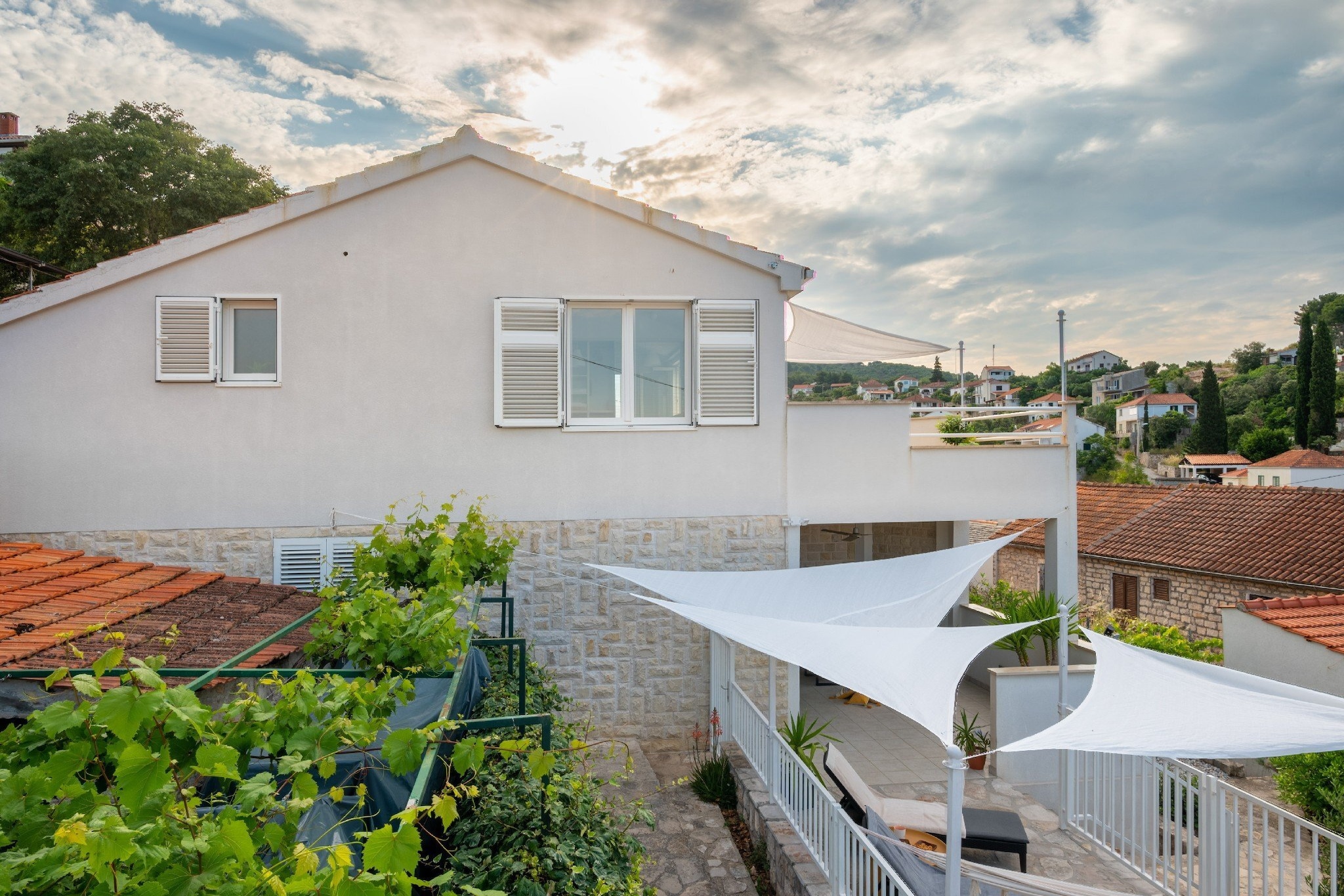 Holiday Home Lea - Three Bedroom Holiday Home with Terrace and Sea View-Outdoor
