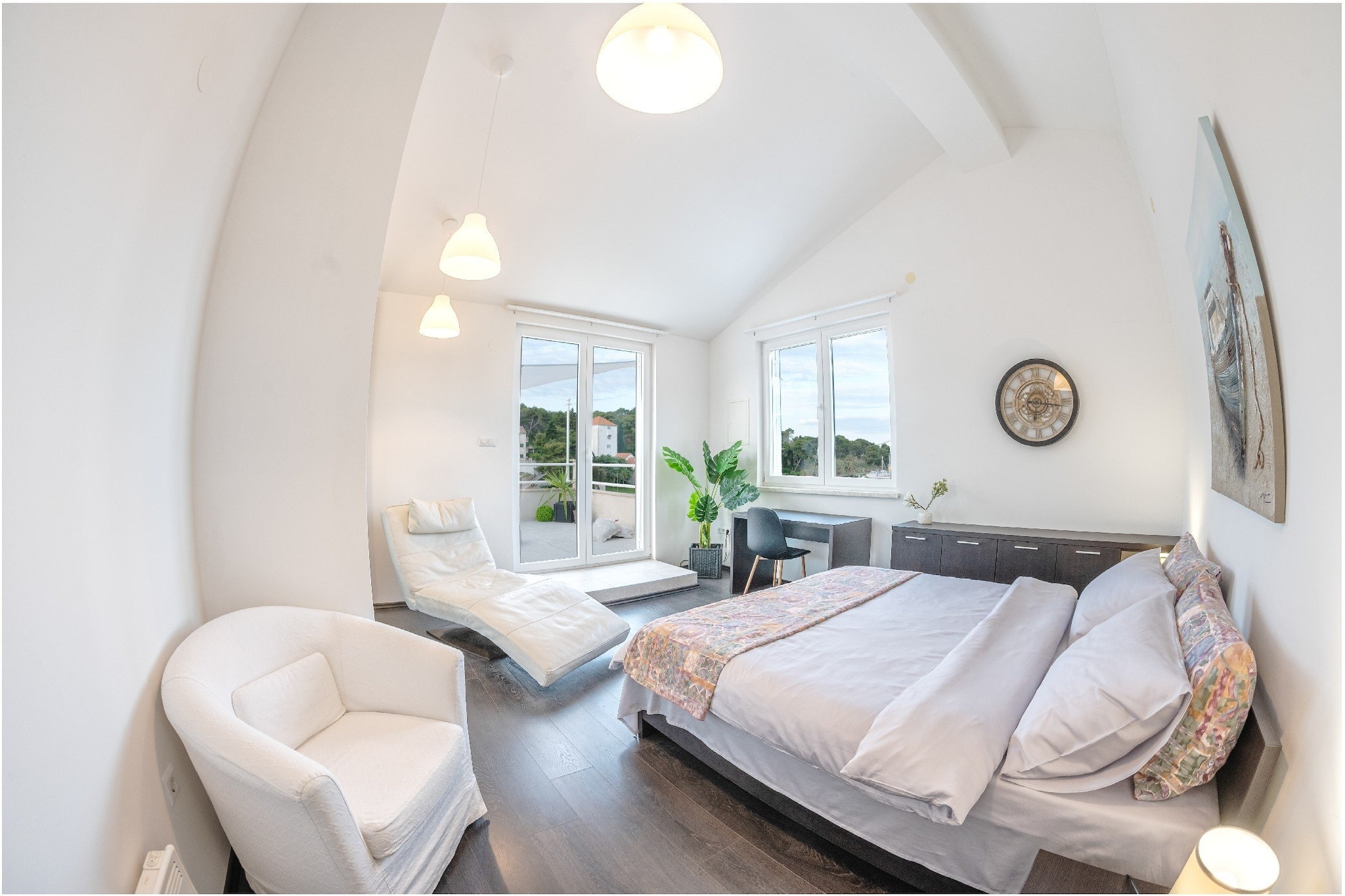 Holiday Home Lea - Three Bedroom Holiday Home with Terrace and Sea View-Bedroom