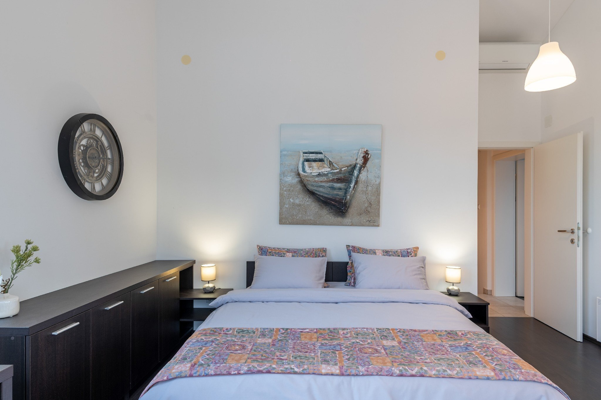 Holiday Home Lea - Three Bedroom Holiday Home with Terrace and Sea View-Bedroom