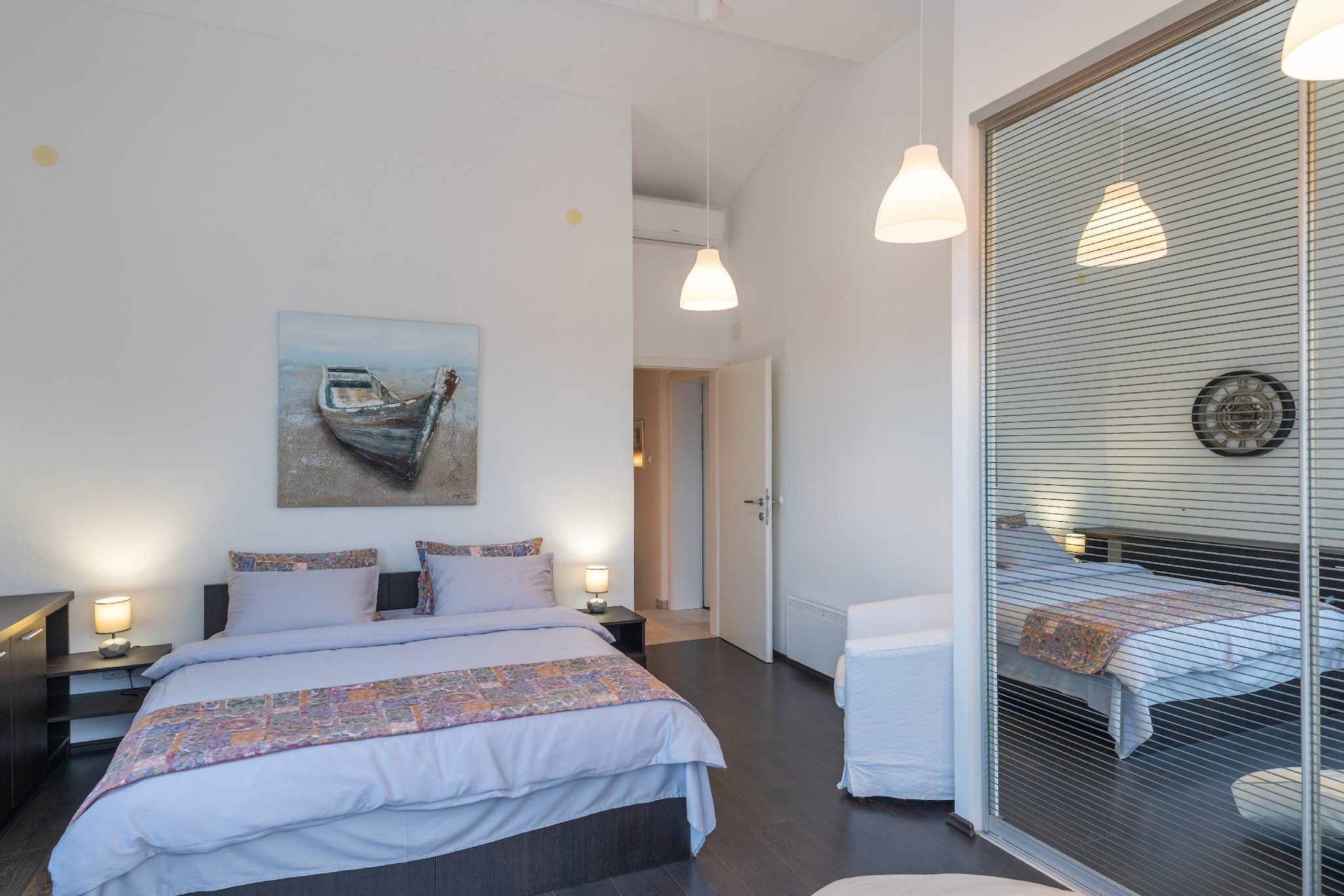 Holiday Home Lea - Three Bedroom Holiday Home with Terrace and Sea View-Bedroom