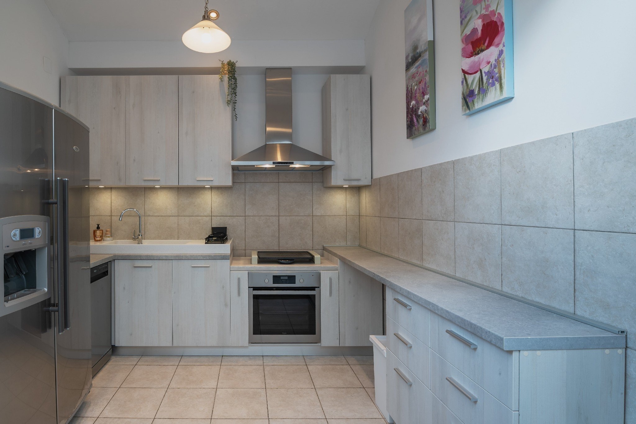 Holiday Home Lea - Three Bedroom Holiday Home with Terrace and Sea View-Kitchen
