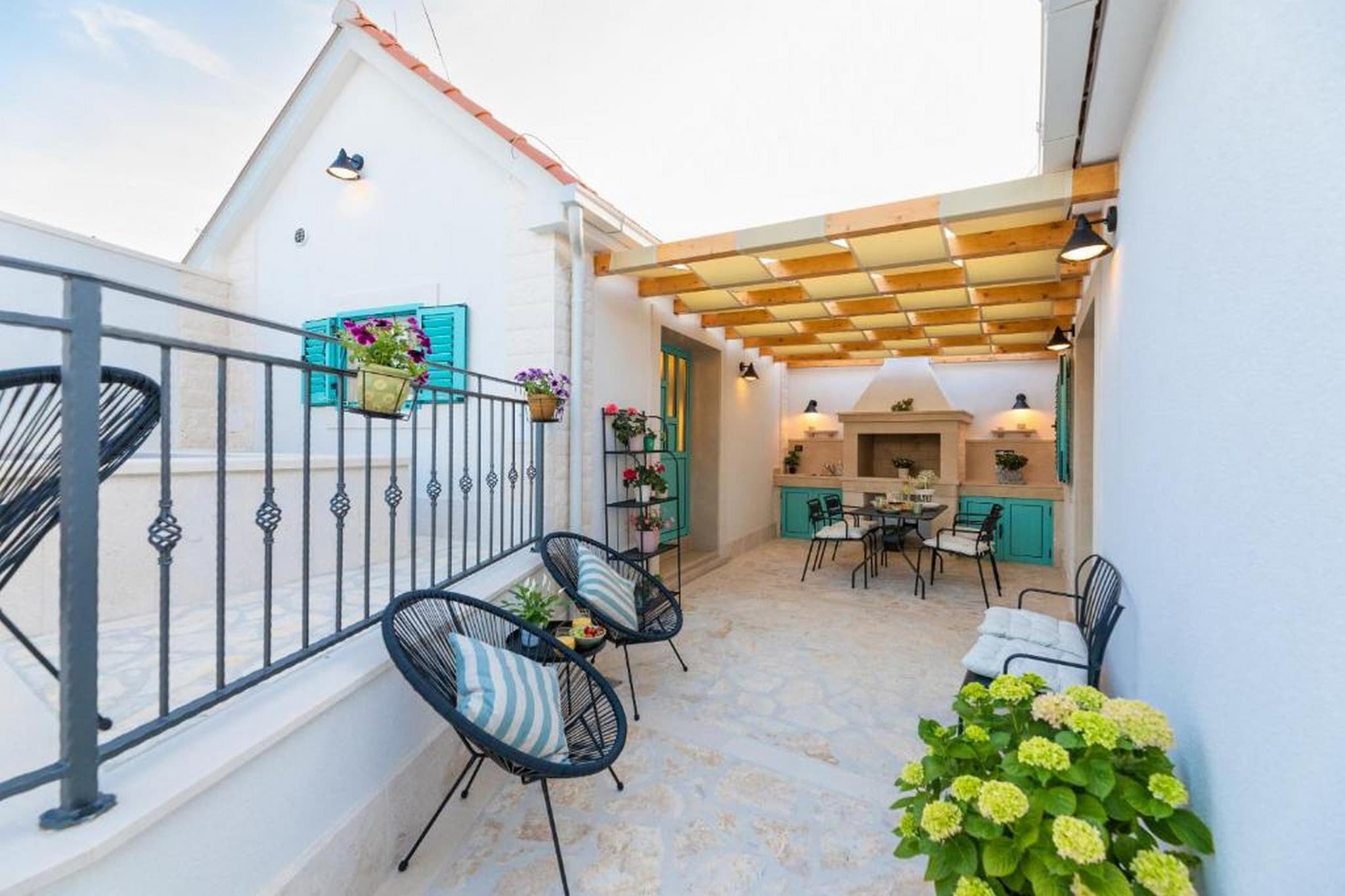 Villa ADRIANA - Two bedroom Villa with swimming pool-Terrasse