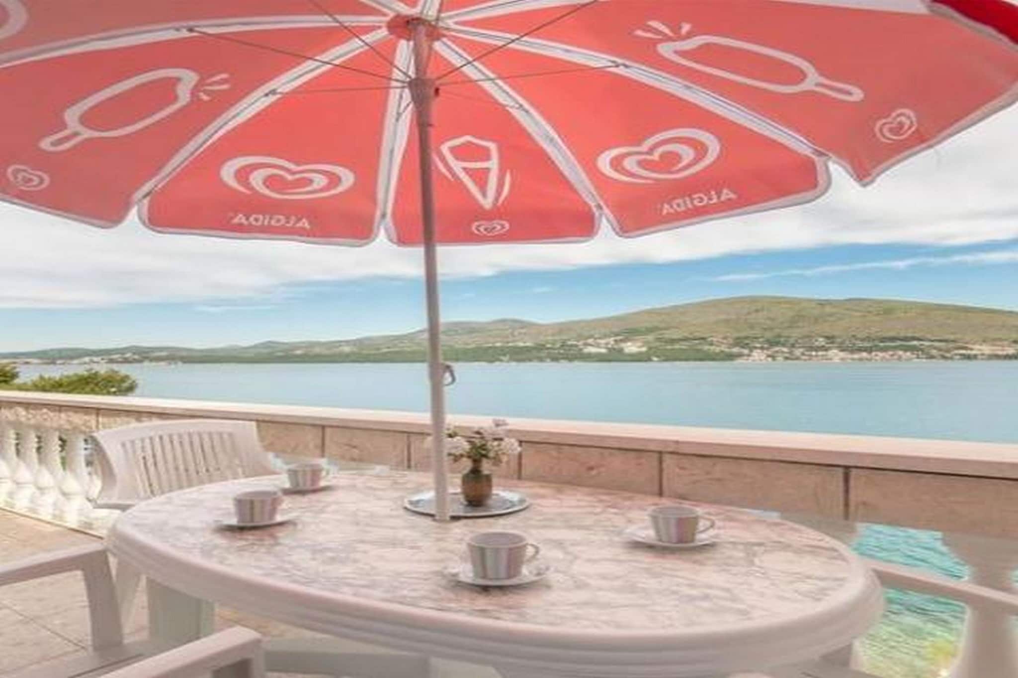 Apartments Marko- Superior Two Bedroom Apartment with Terrace and Sea View (A4+2)-Terrasse