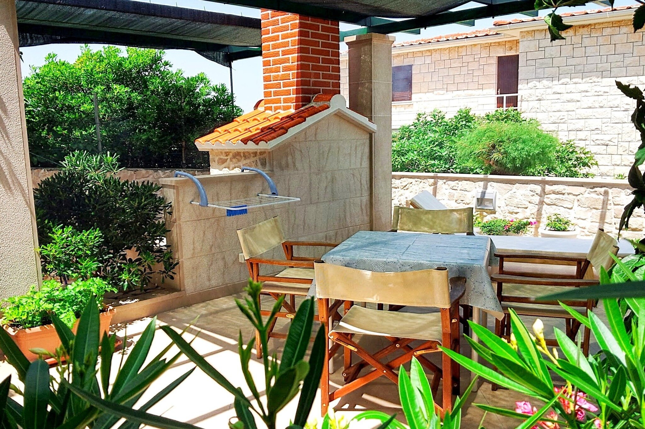 Apartments Gracin - One Bedroom Apartment with Terrace (A1)-Terrasse
