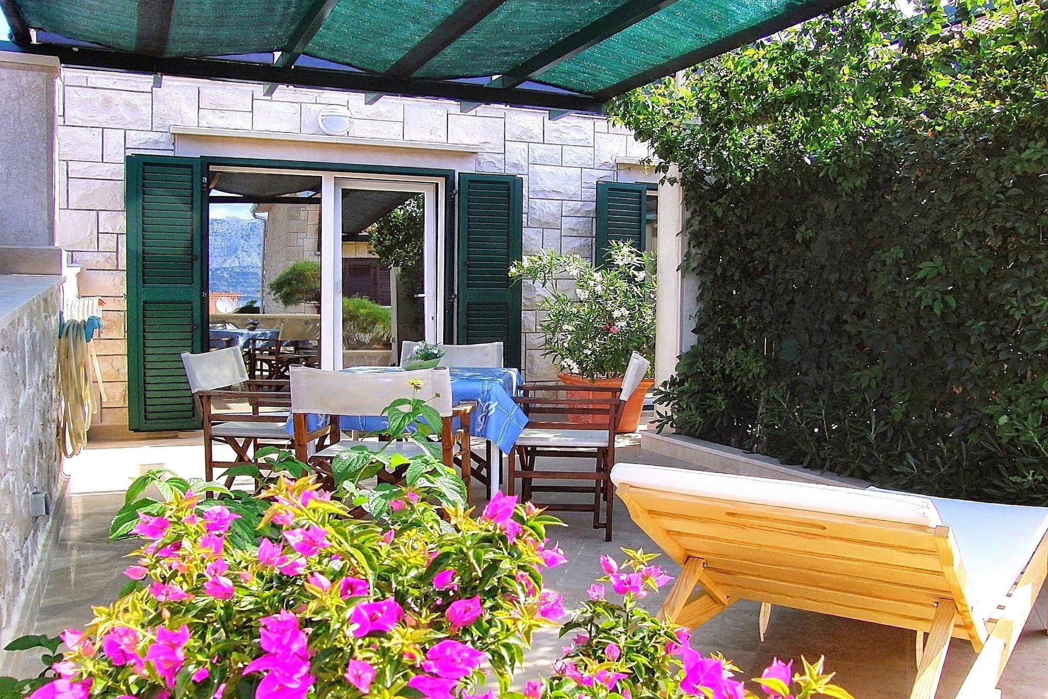 Apartments Gracin - One Bedroom Apartment with Terrace (A1)-Terrasse