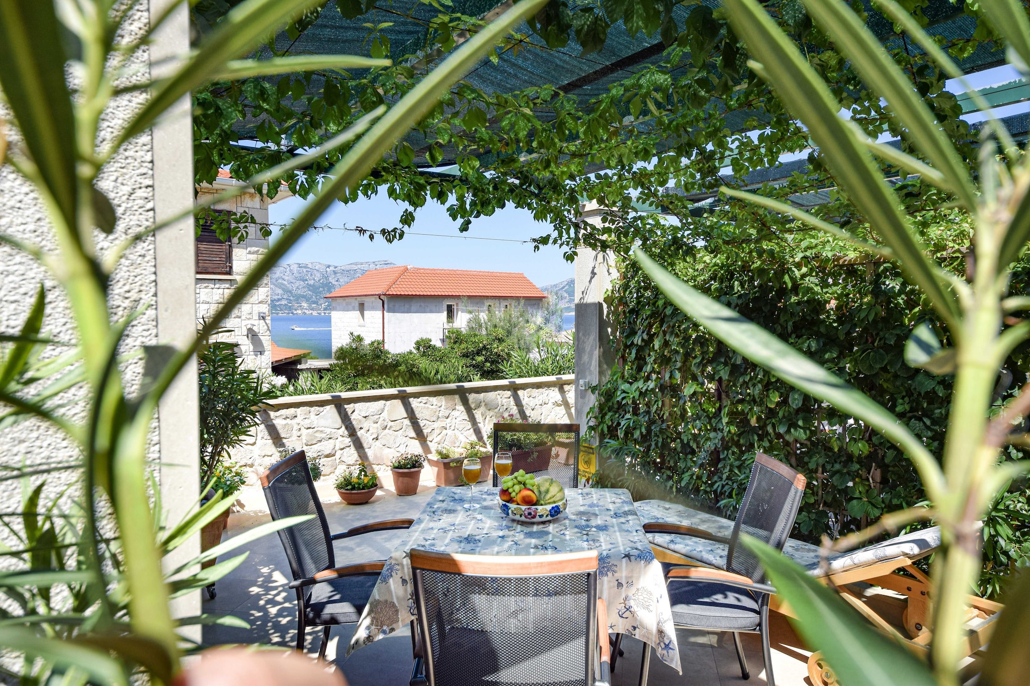 Apartments Gracin - Superior One Bedroom Apartment with Terrace (A2)-Terrasse