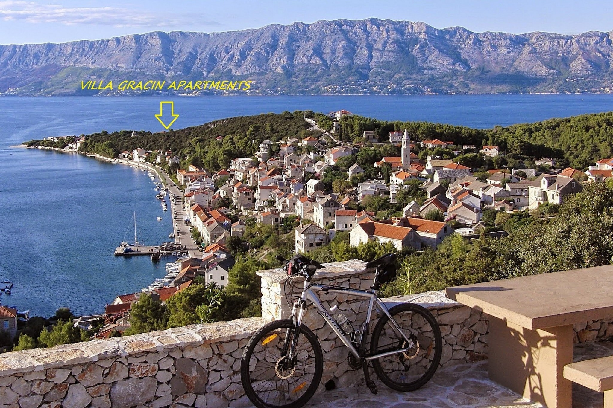 Apartments Gracin - Studio Apartment with Terrace (A4)-Vue