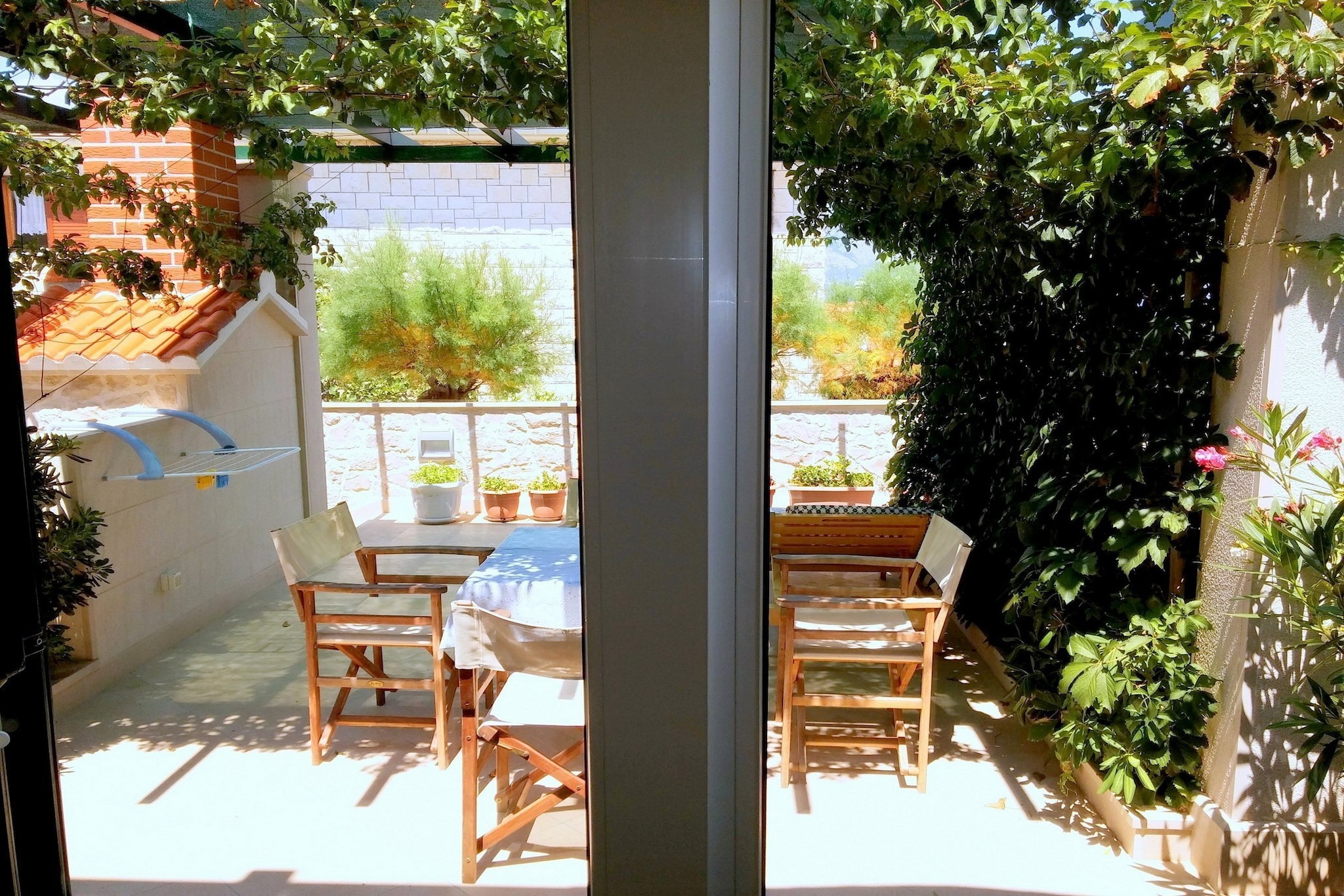 Apartments Gracin - Studio Apartment with Terrace (A4)-Terrasse