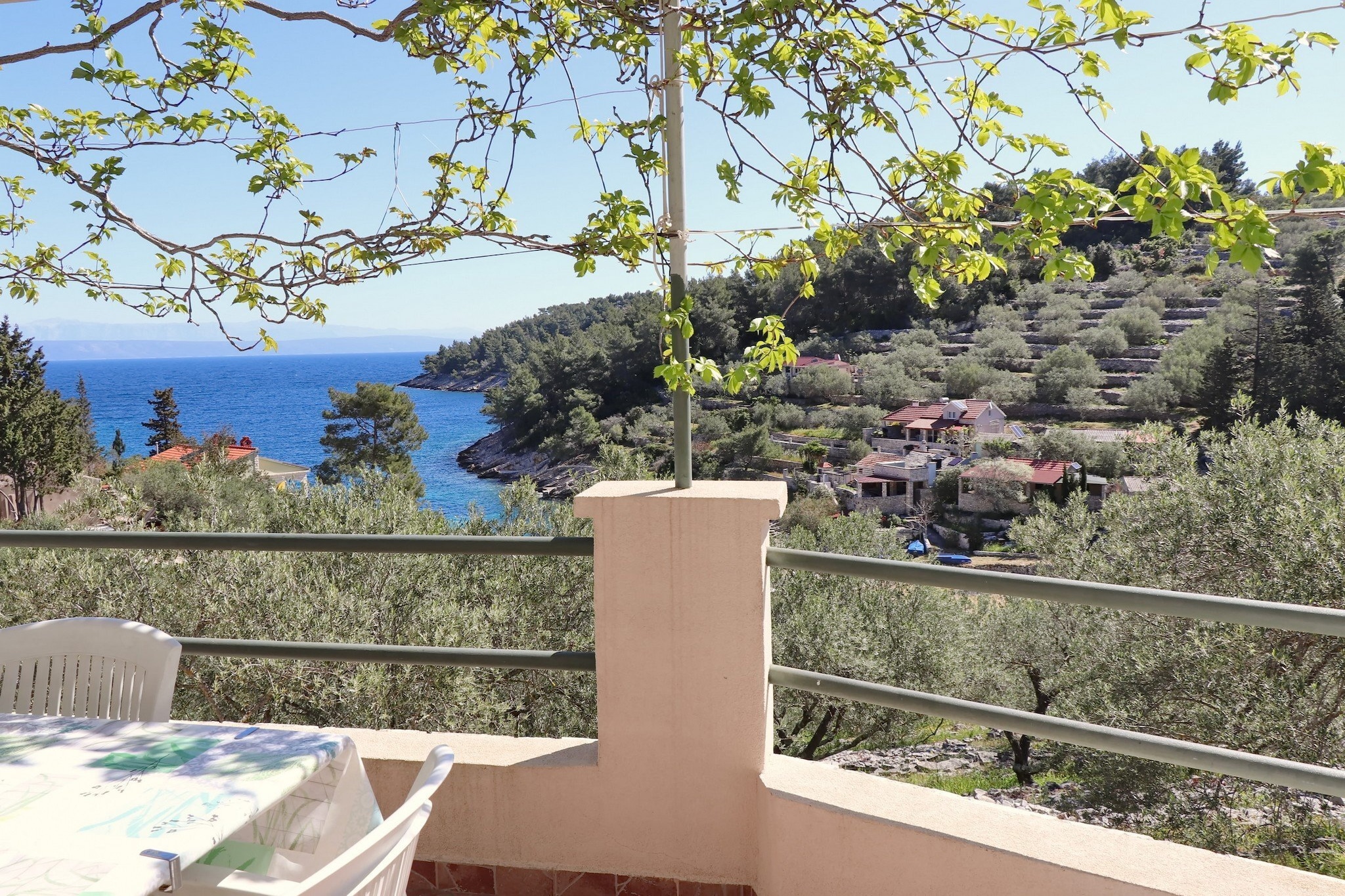 Holiday House Parive - One Bedroom Holiday Home with Terrace and Sea View-View