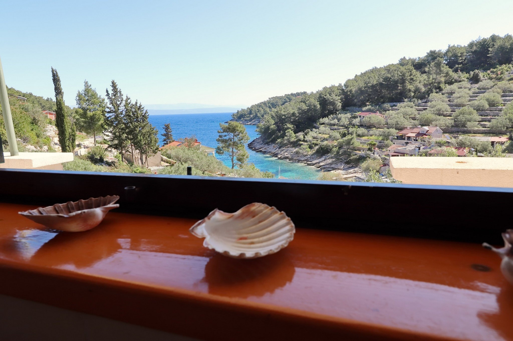 Holiday House Parive - One Bedroom Holiday Home with Terrace and Sea View-View