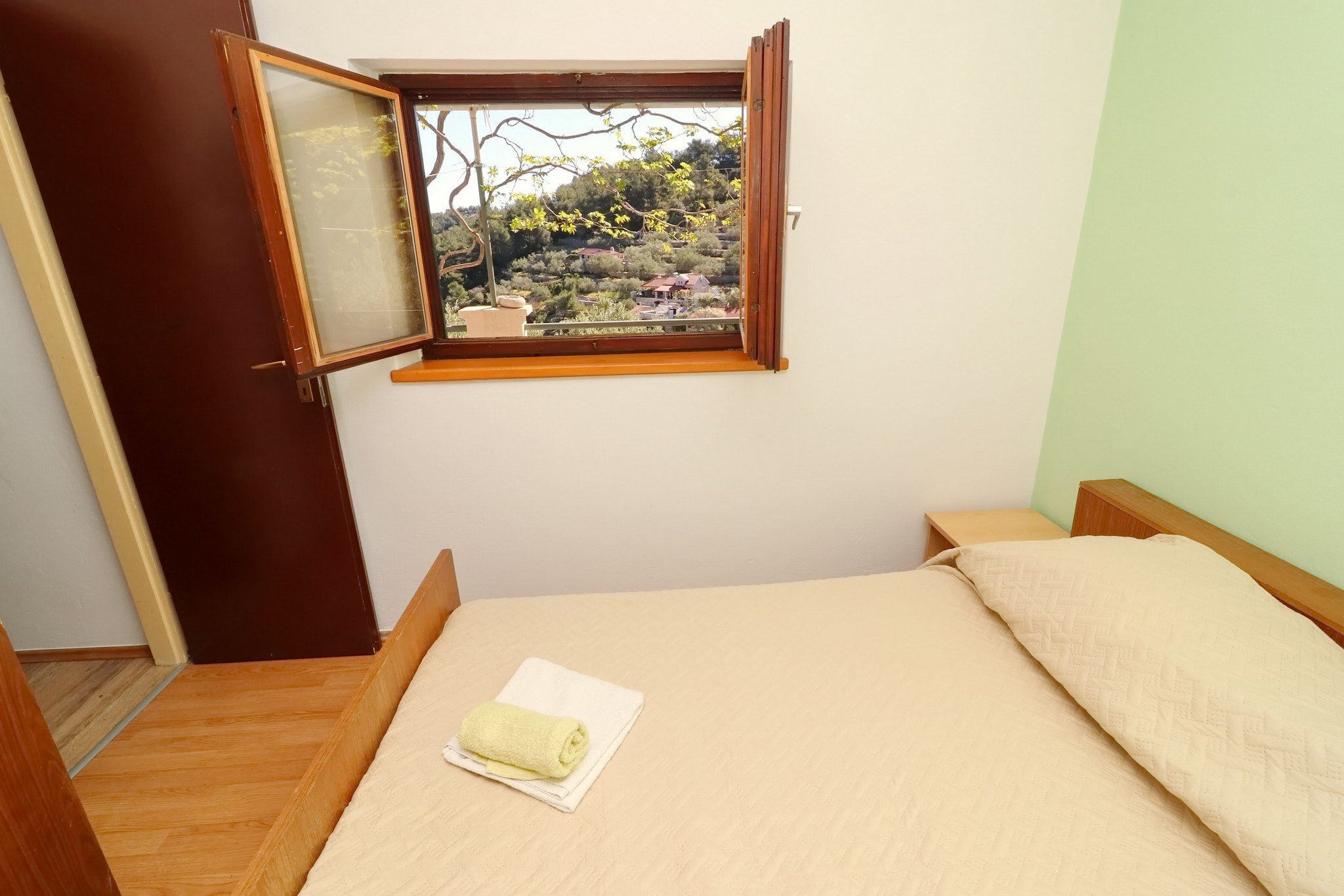 Holiday House Parive - One Bedroom Holiday Home with Terrace and Sea View-Bedroom