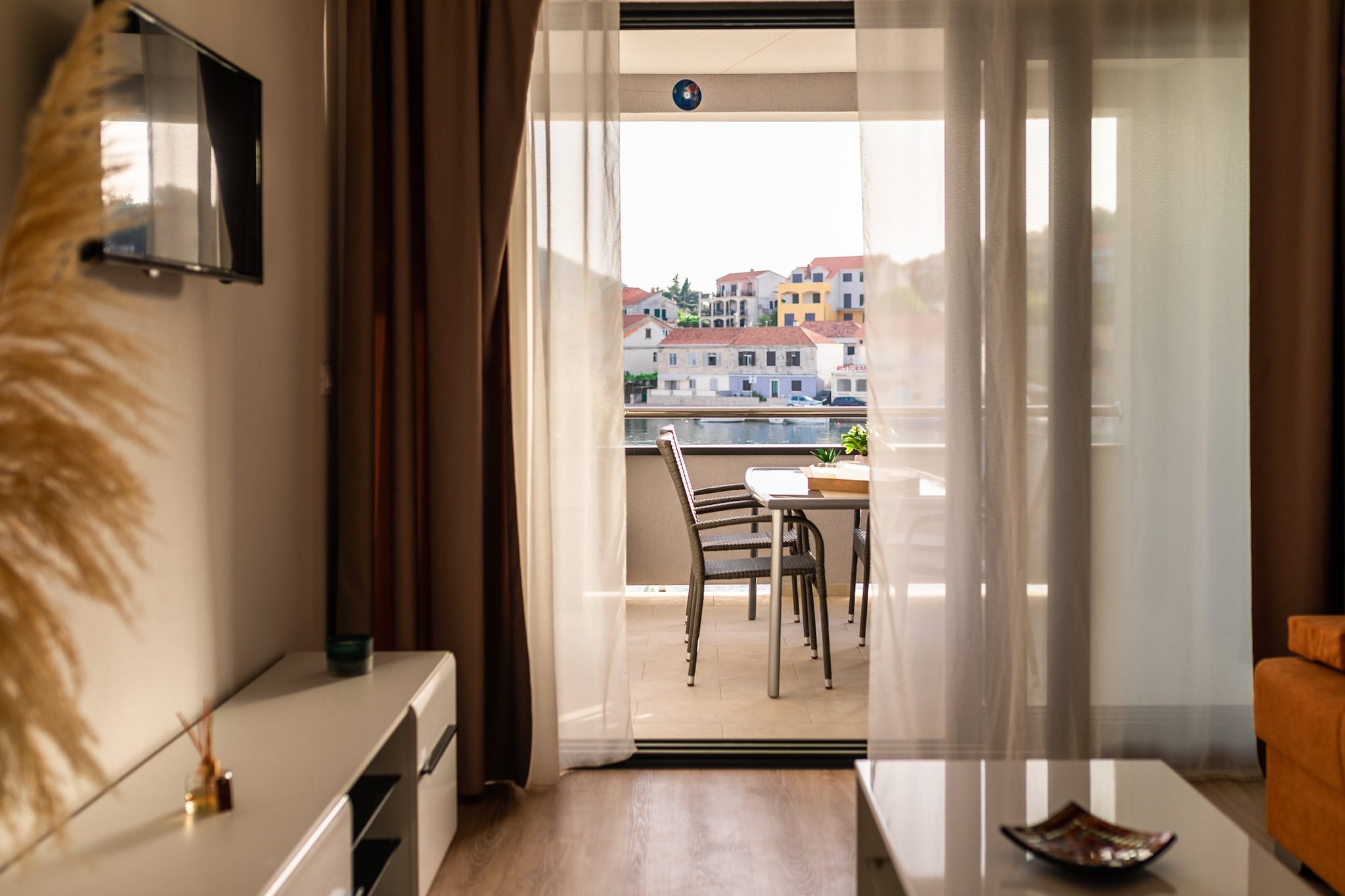 Apartments & Rooms Fisherman's Luck - Two-Bedroom Apartment with Terrace and Sea View-Aussicht