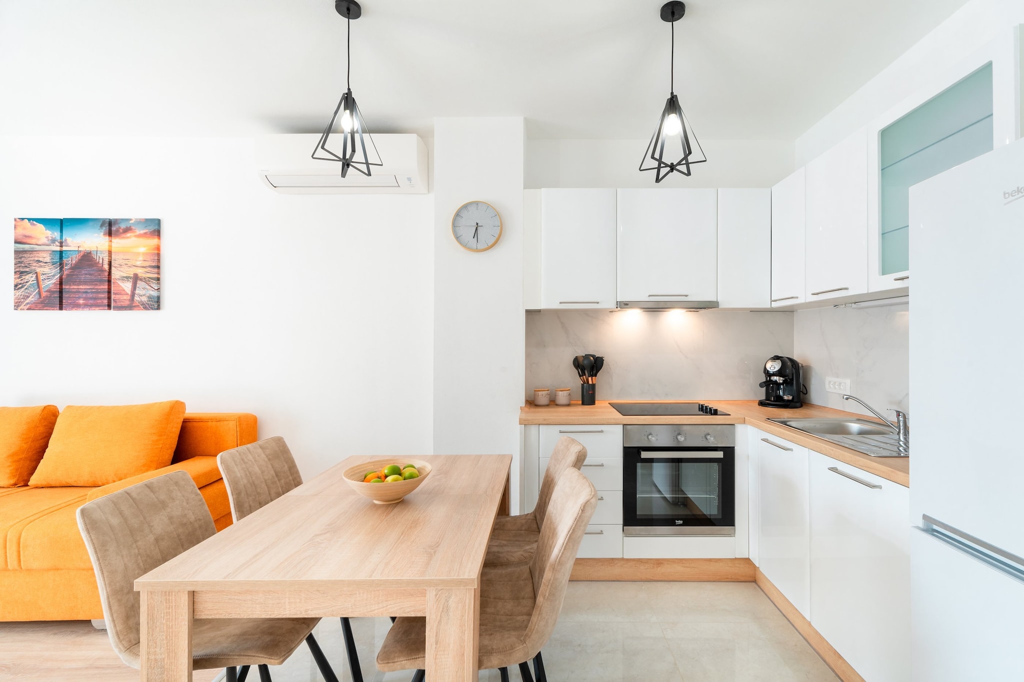 Apartments & Rooms Fisherman's Luck - Two-Bedroom Apartment with Terrace and Sea View-Küche