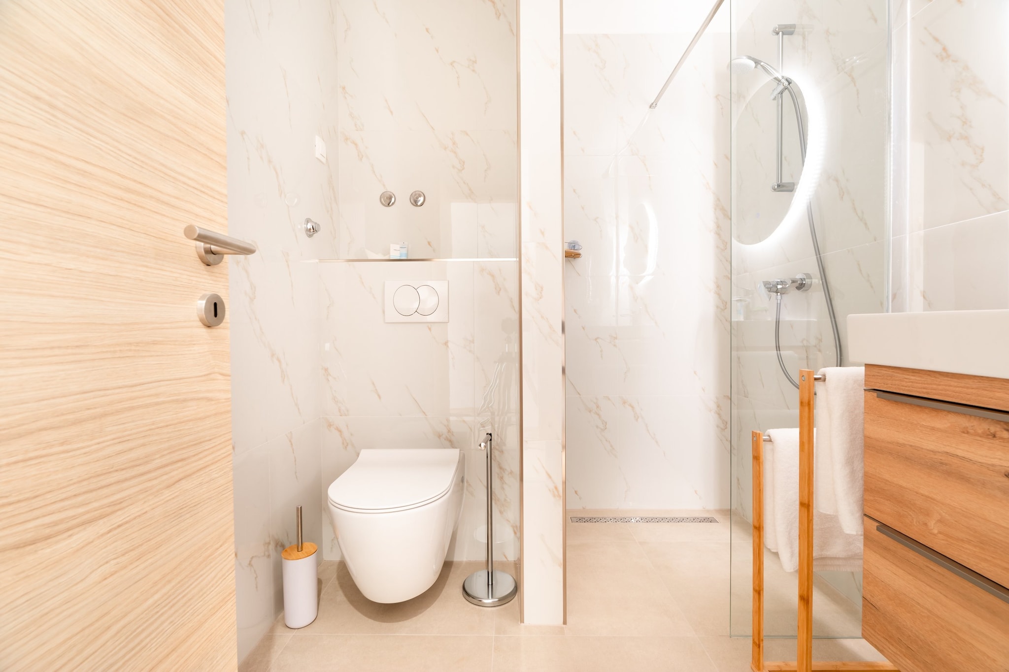 Apartments & Rooms Fisherman's Luck - Two-Bedroom Apartment with Terrace and Sea View-Badezimmer