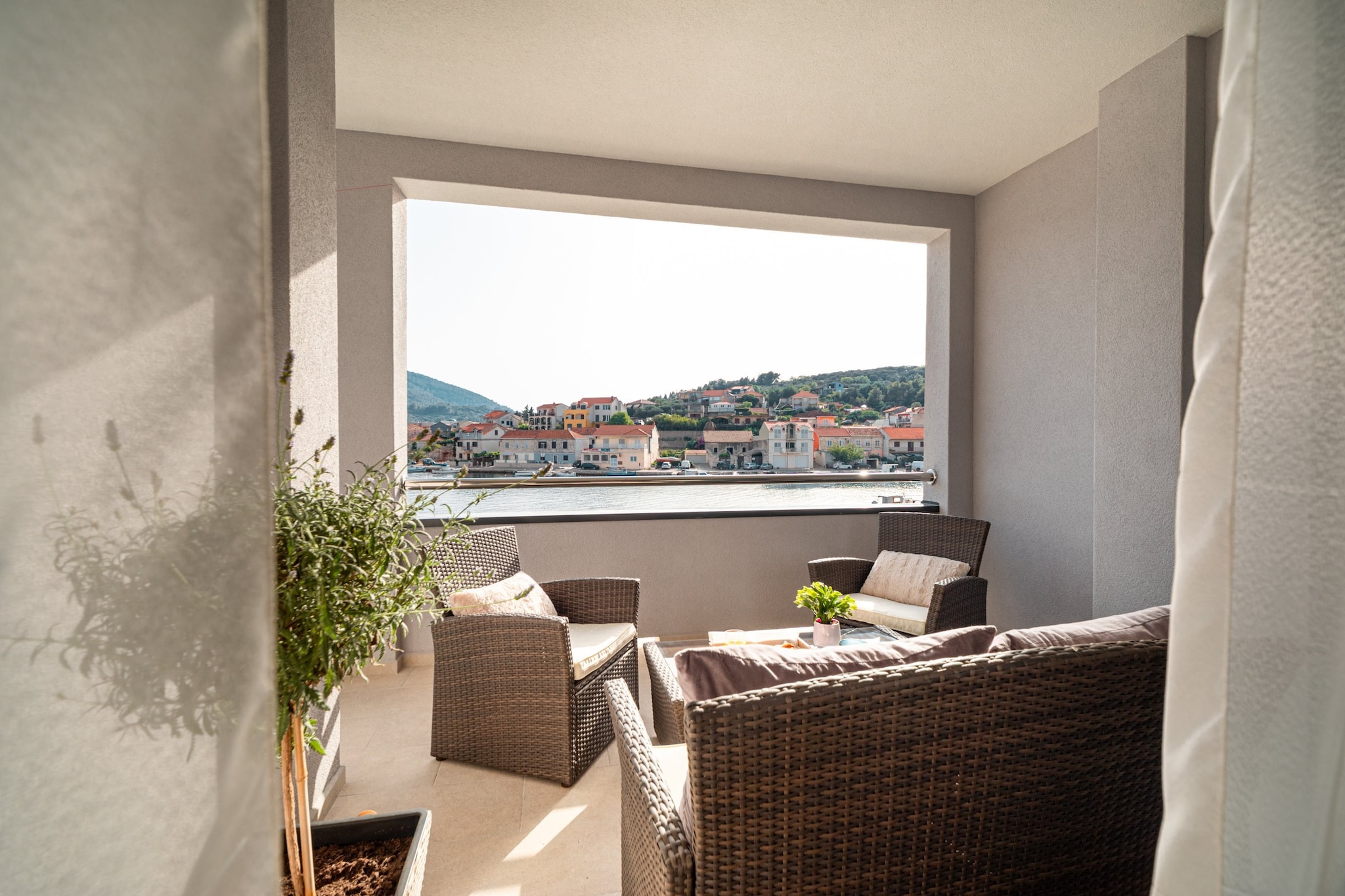 Apartments & Rooms Fisherman's Luck - One-Bedroom Apartment with Terrace and Sea View-Terrace