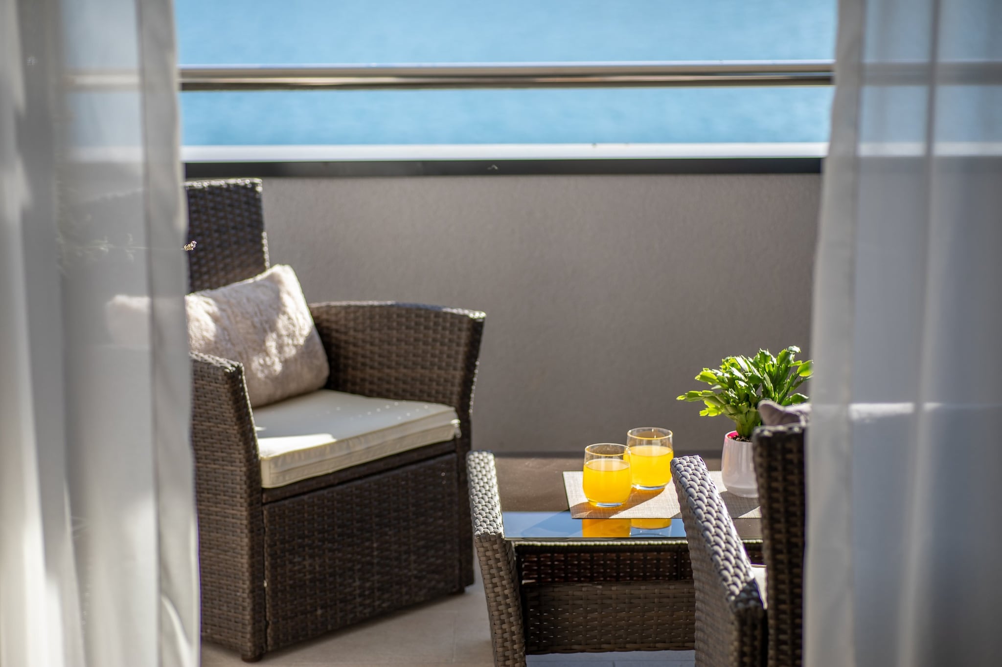 Apartments & Rooms Fisherman's Luck - One-Bedroom Apartment with Terrace and Sea View-Terrace